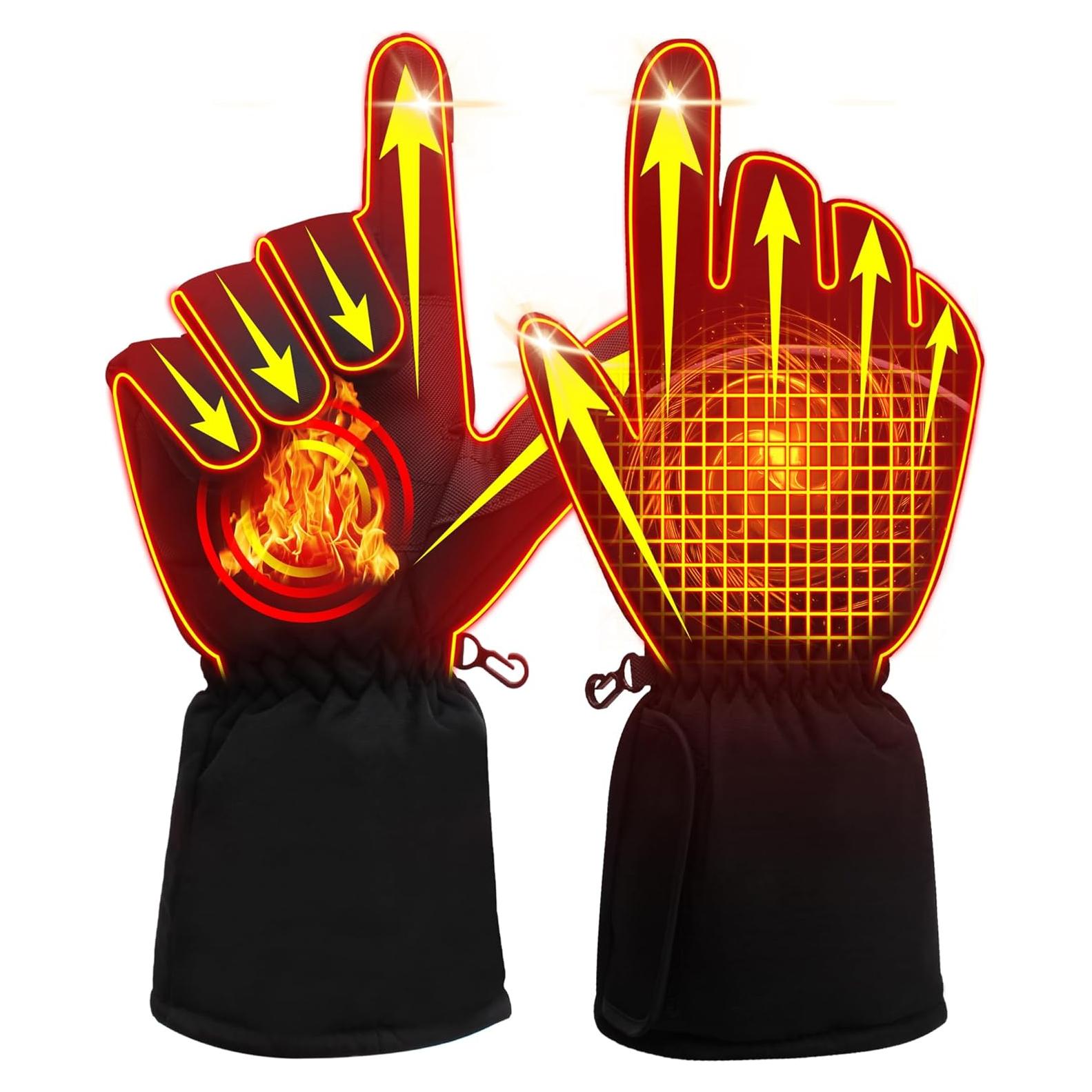 Guantes Térmicos Eléctricos GEMSTONEGO 4.5V Impermeables