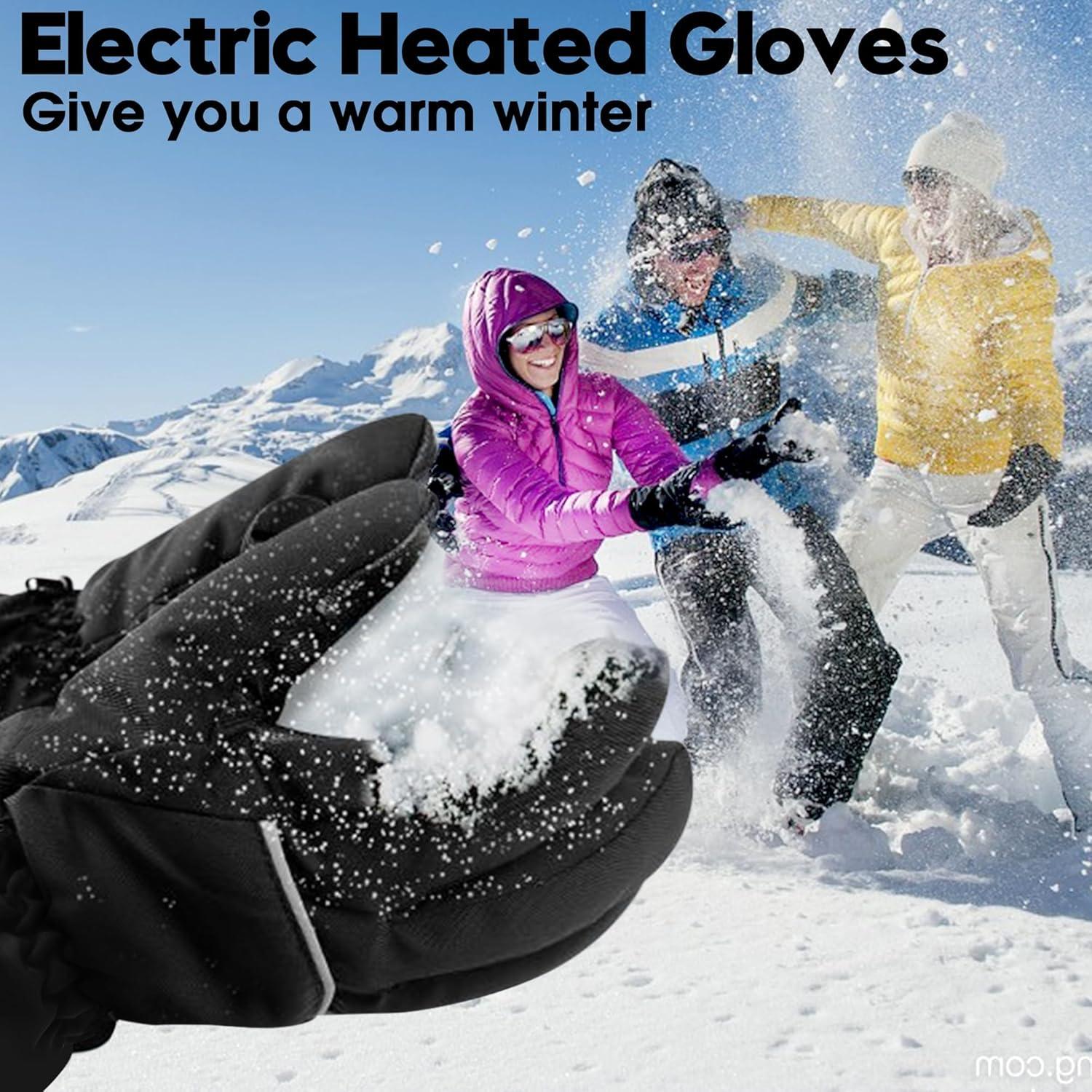 Guantes Térmicos Eléctricos GEMSTONEGO 4.5V Impermeables