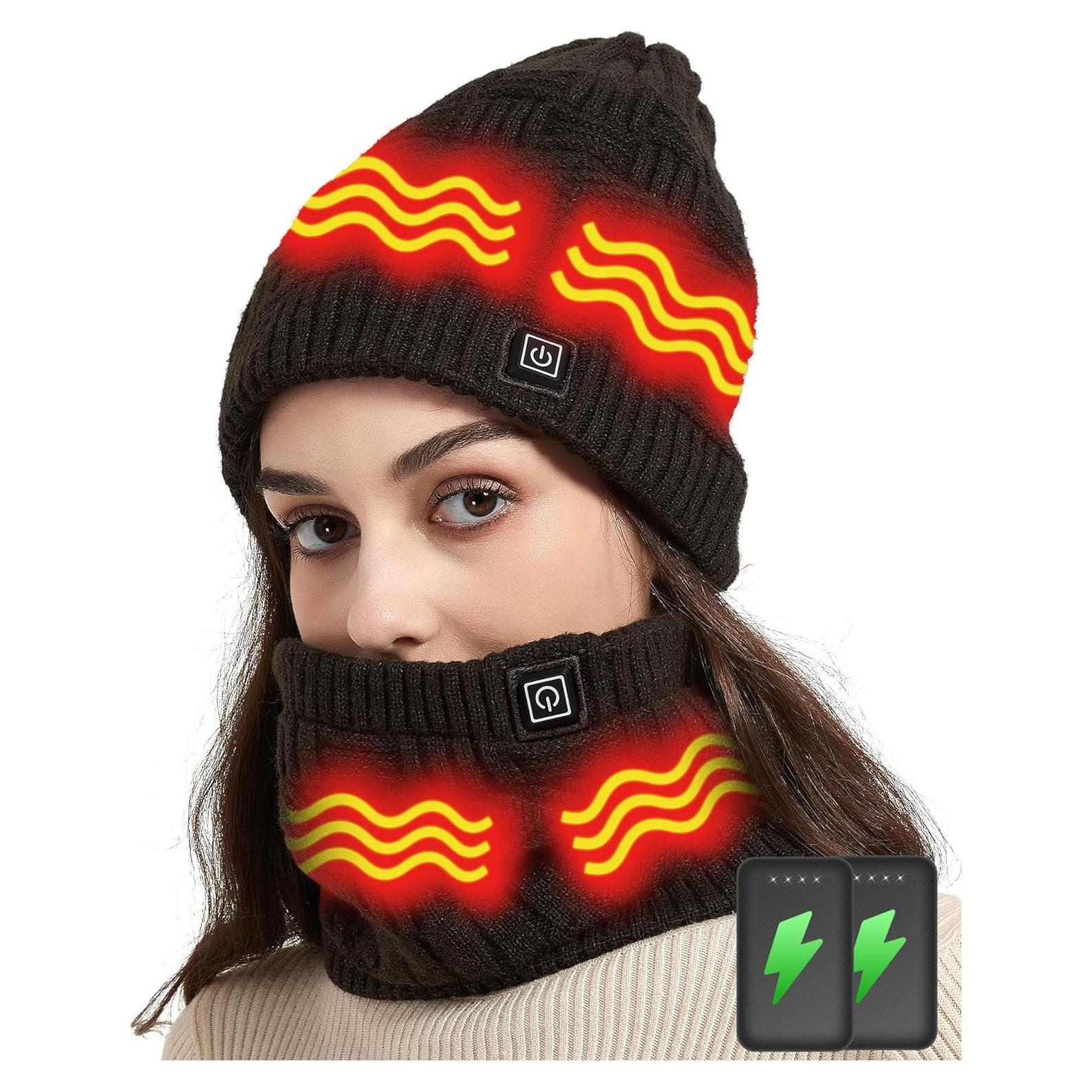 Gorro y Bufanda Calentados Unisex R-TAX RTX-DR08 4000mAh