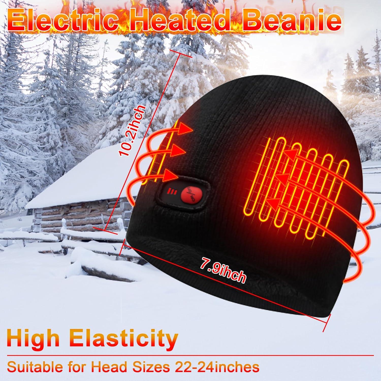 Gorro Térmico Eléctrico Recargable Unisex - Calor Ajustable