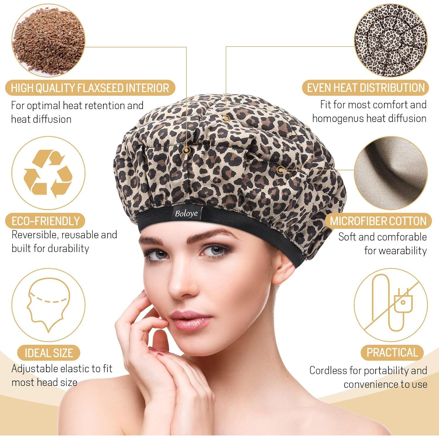 Gorro de Calor para Acondicionamiento Profundo Boloye - Leopardo