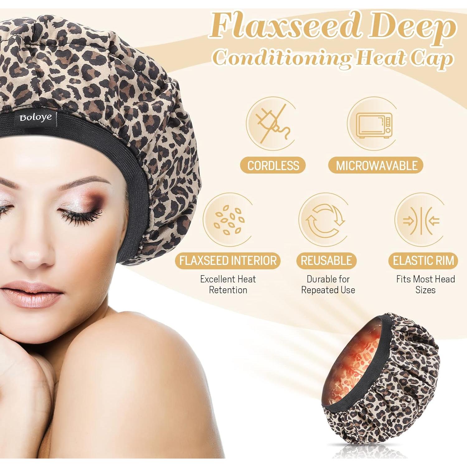 Gorro de Calor para Acondicionamiento Profundo Boloye - Leopardo