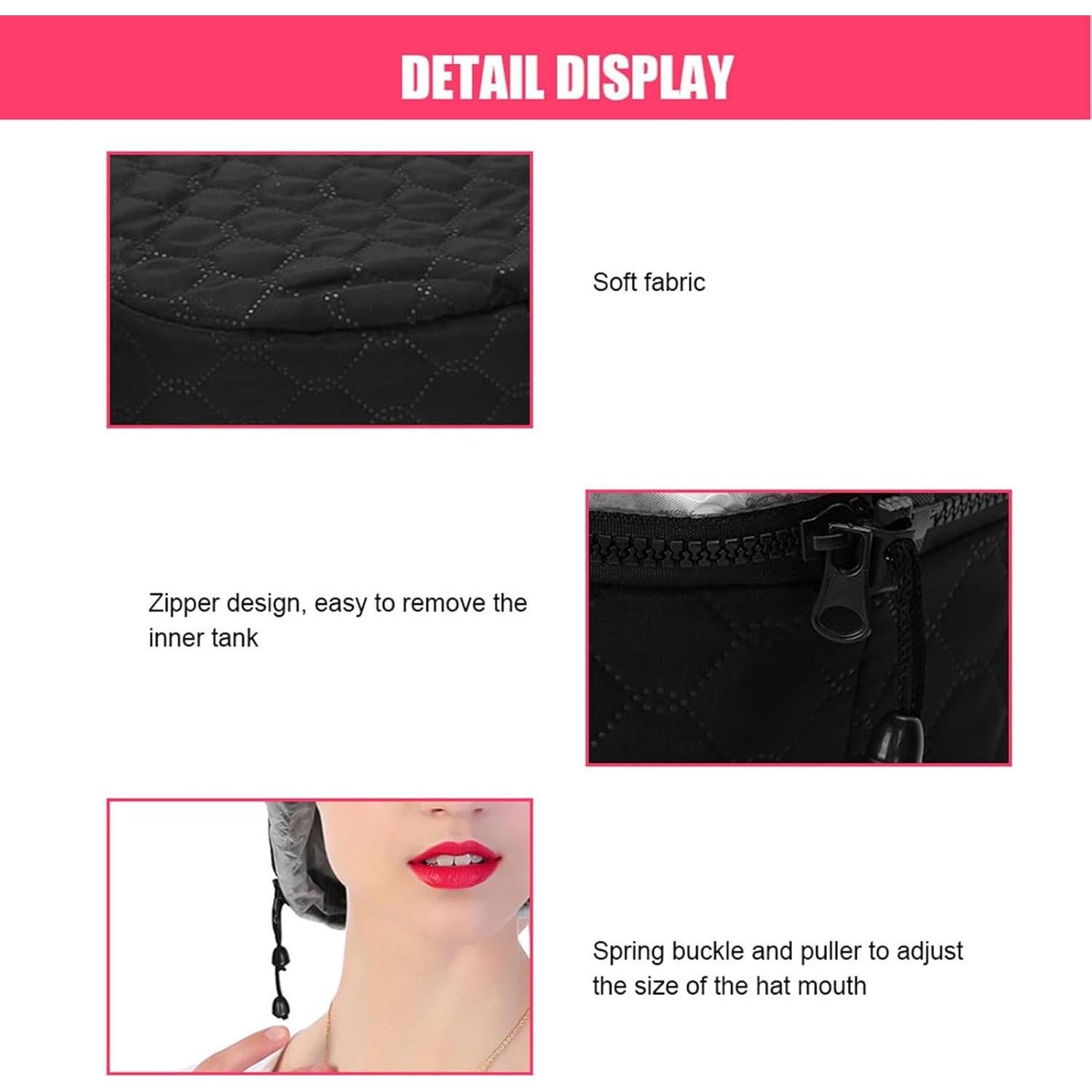 Gorra de Calentamiento Eléctrico Ejoyous para Tratamiento Capilar