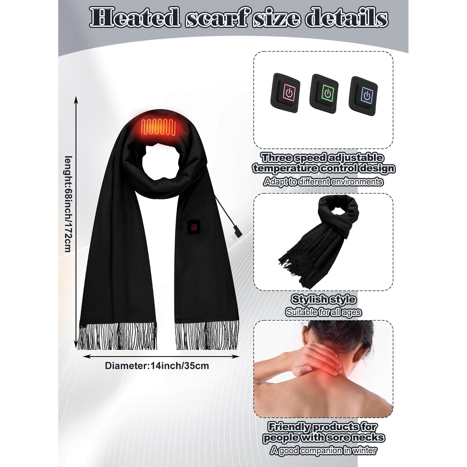 Conjunto Calentado USB: Gorro, Bufanda y Guantes Cutecrop