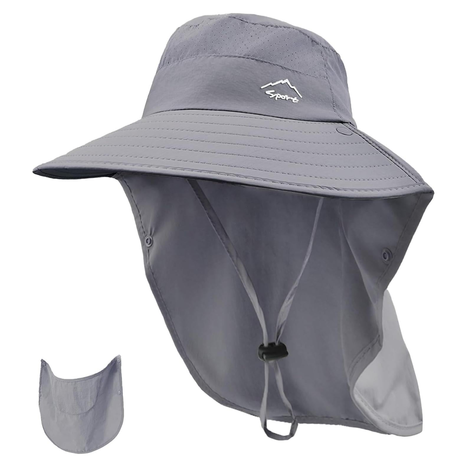 Sombrero de Sol Rosoz Unisex UPF50+ con Solapa y Cubierta