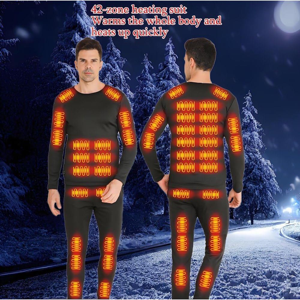 Conjunto Ropa Interior Térmica Calefaccionada GHKWXUE USB