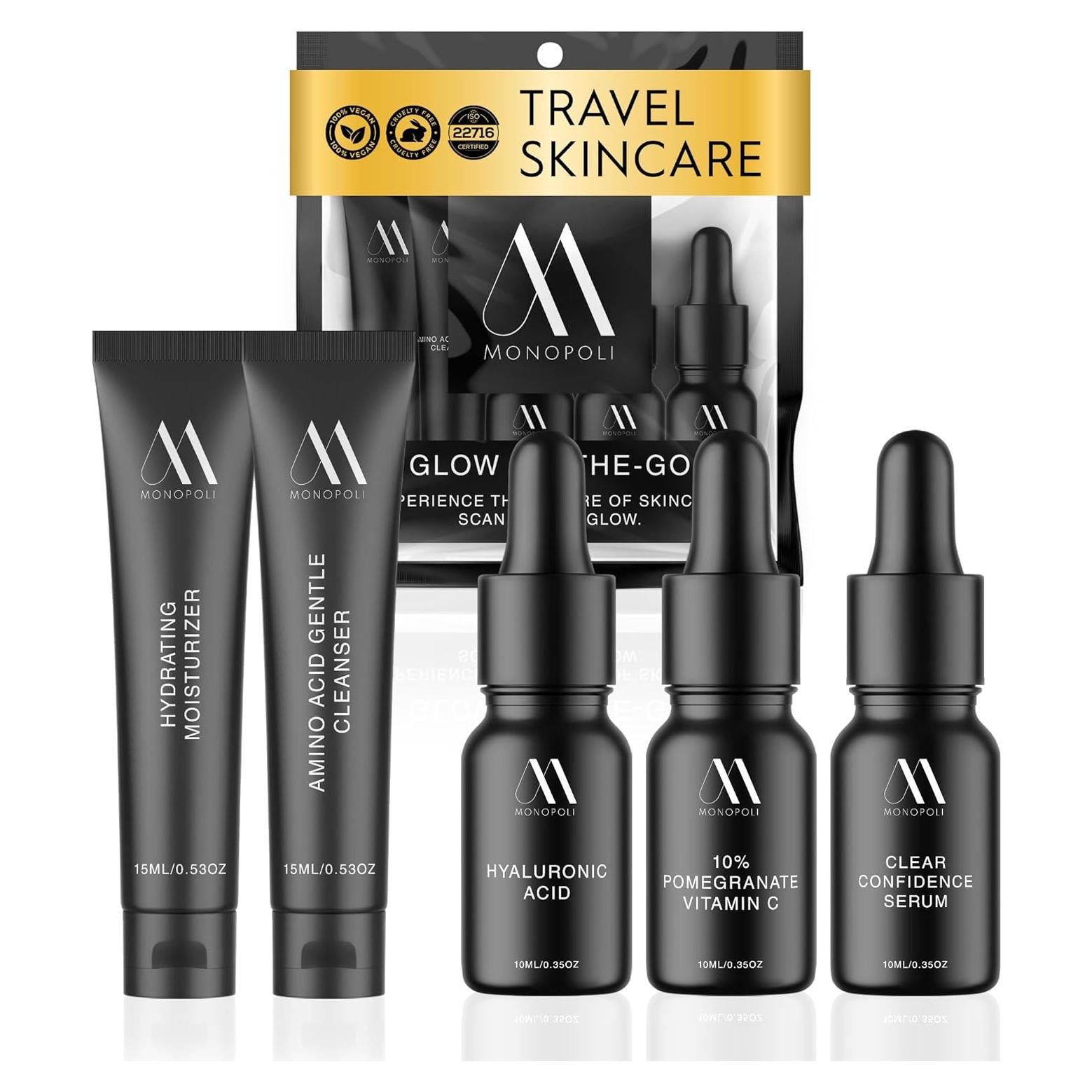 Kit de Cuidado Facial Monopoli Skin | Suero BHA y Vitamina C