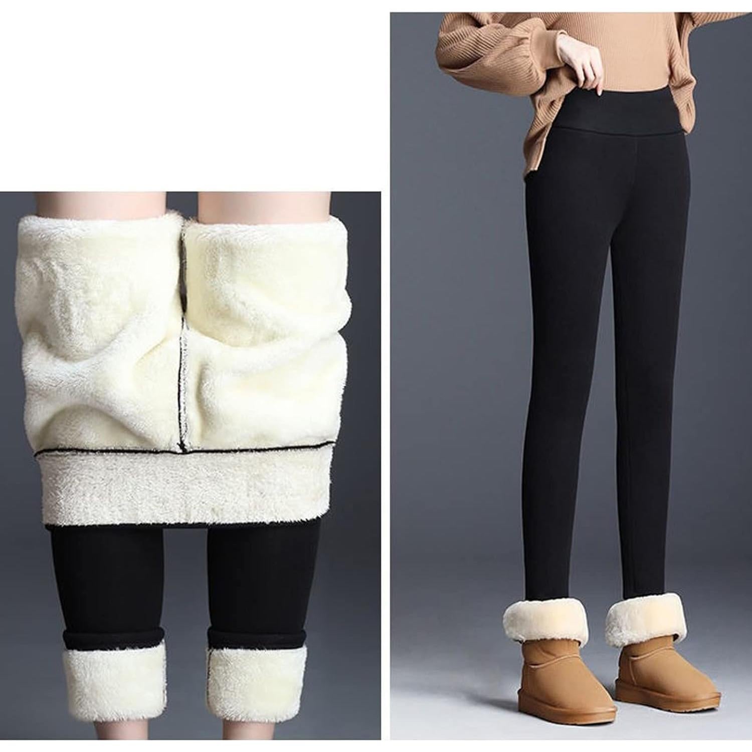 Leggings Térmicos ZEFOTIM Forrados de Forro Polar para Mujer 5X