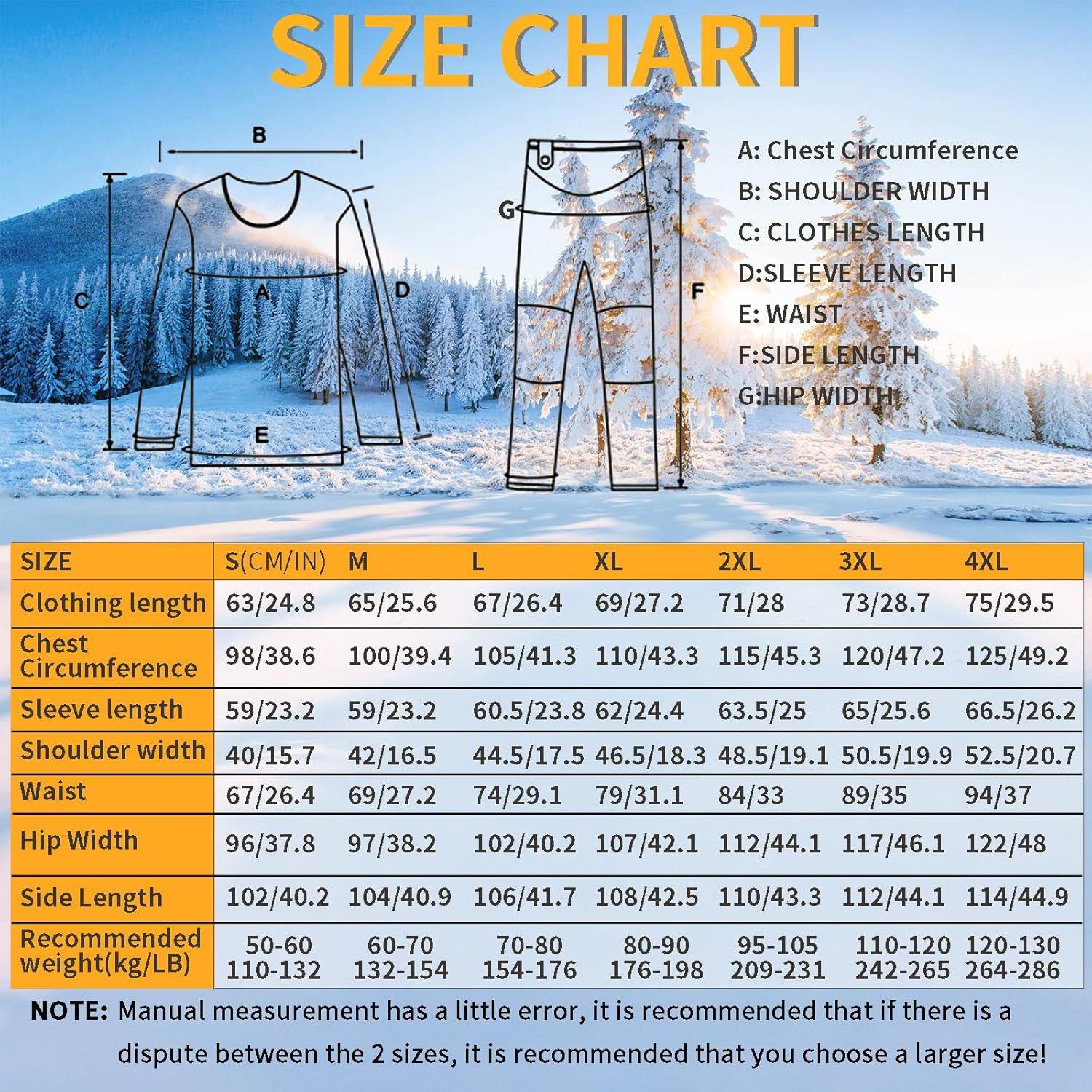 Ropa Interior Térmica Calentada Unisex 28 Almohadillas Negro