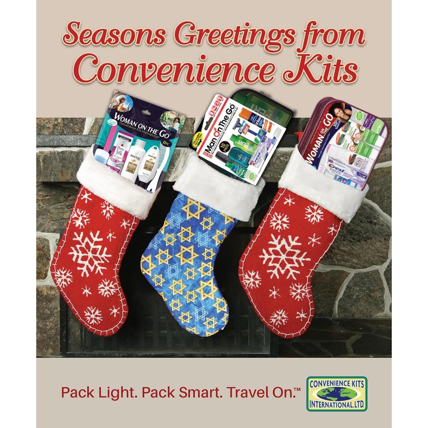 Convenience Kits “Man On The Go” Premium 10-Piece Travel Kit