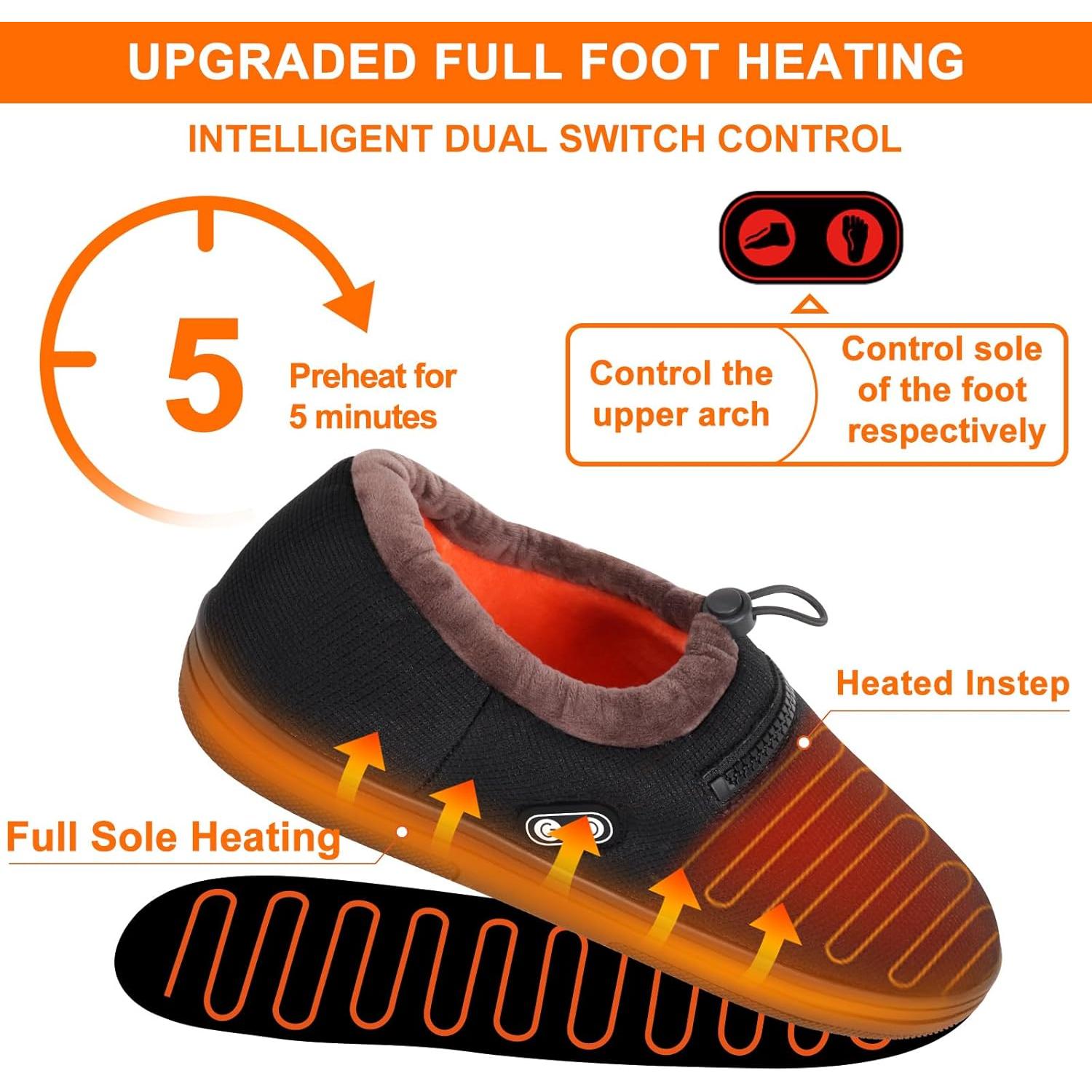 Calentador de pies eléctrico RTDEP con batería 5000mAh