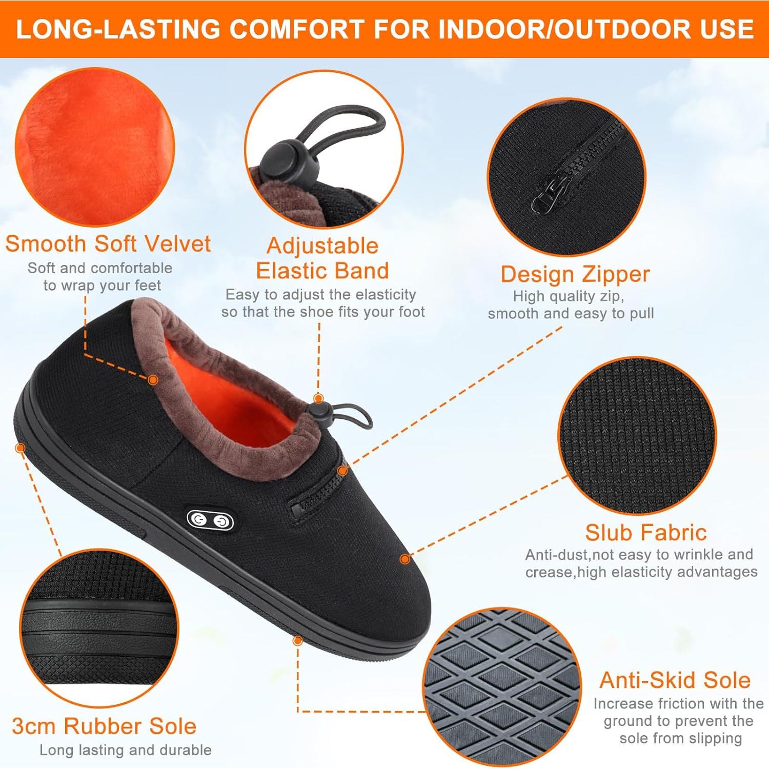 Calentador de pies eléctrico RTDEP con batería 5000mAh