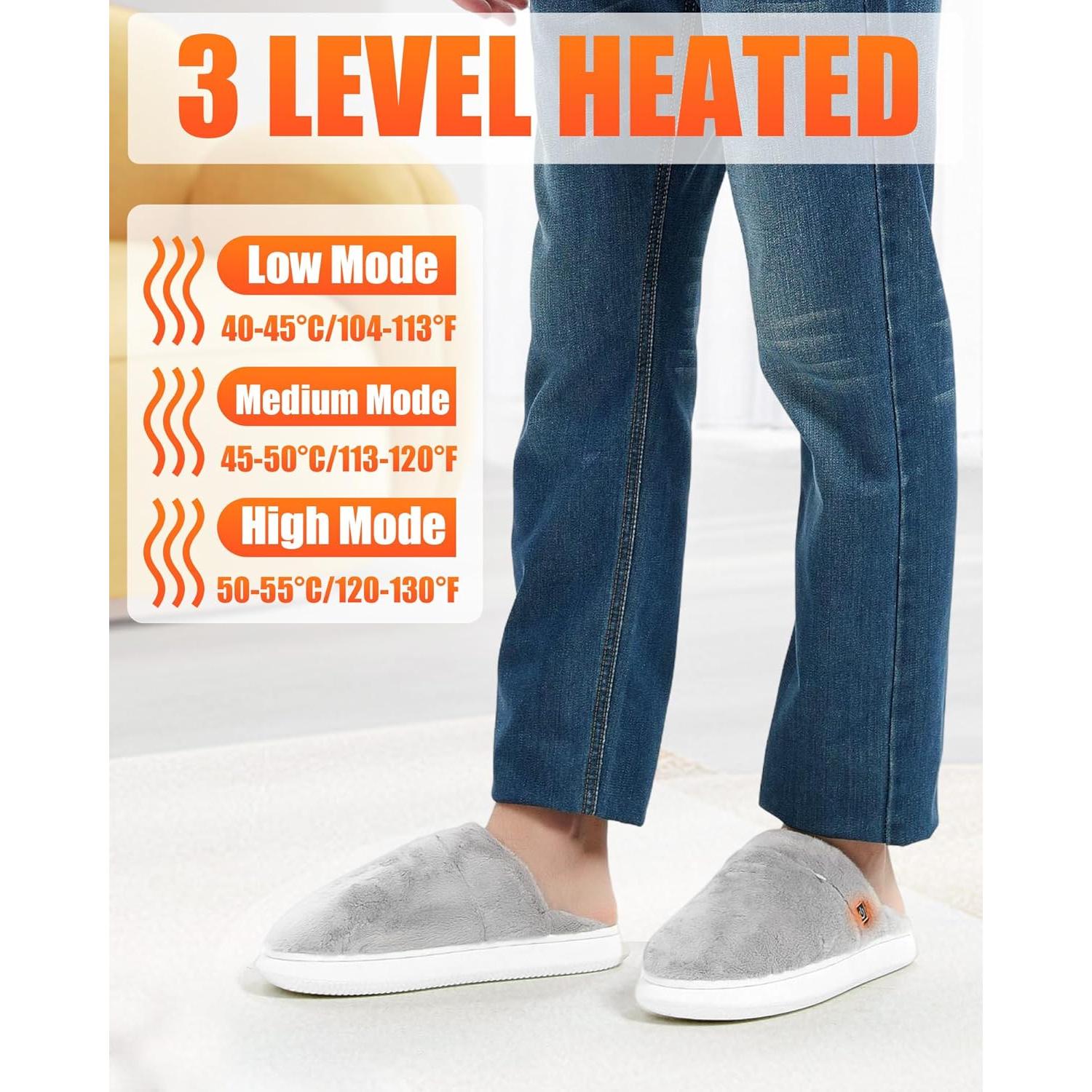 Pantuflas Calentadas CYCYHEAT RTX-DR08 Unisex 3 Niveles