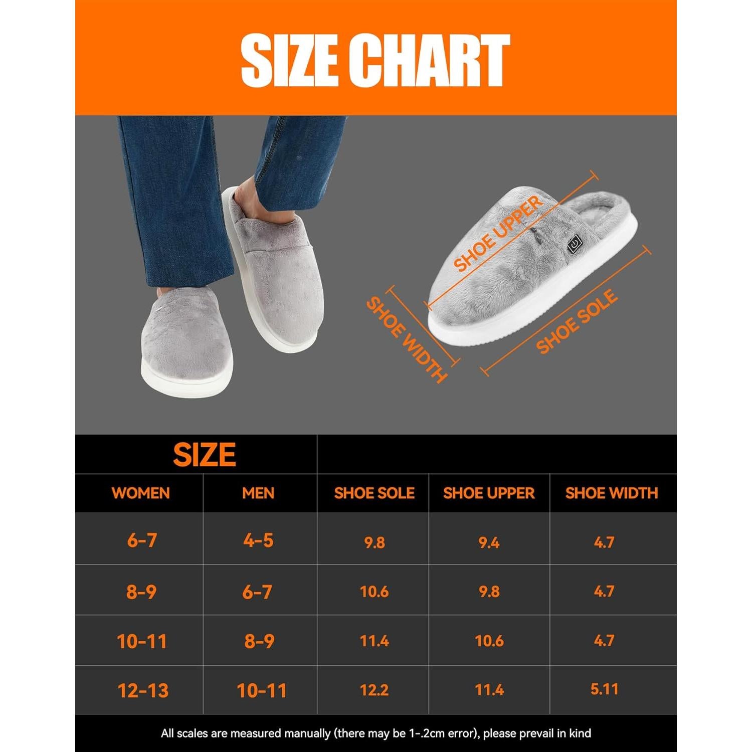 Pantuflas Calentadas CYCYHEAT RTX-DR08 Unisex 3 Niveles