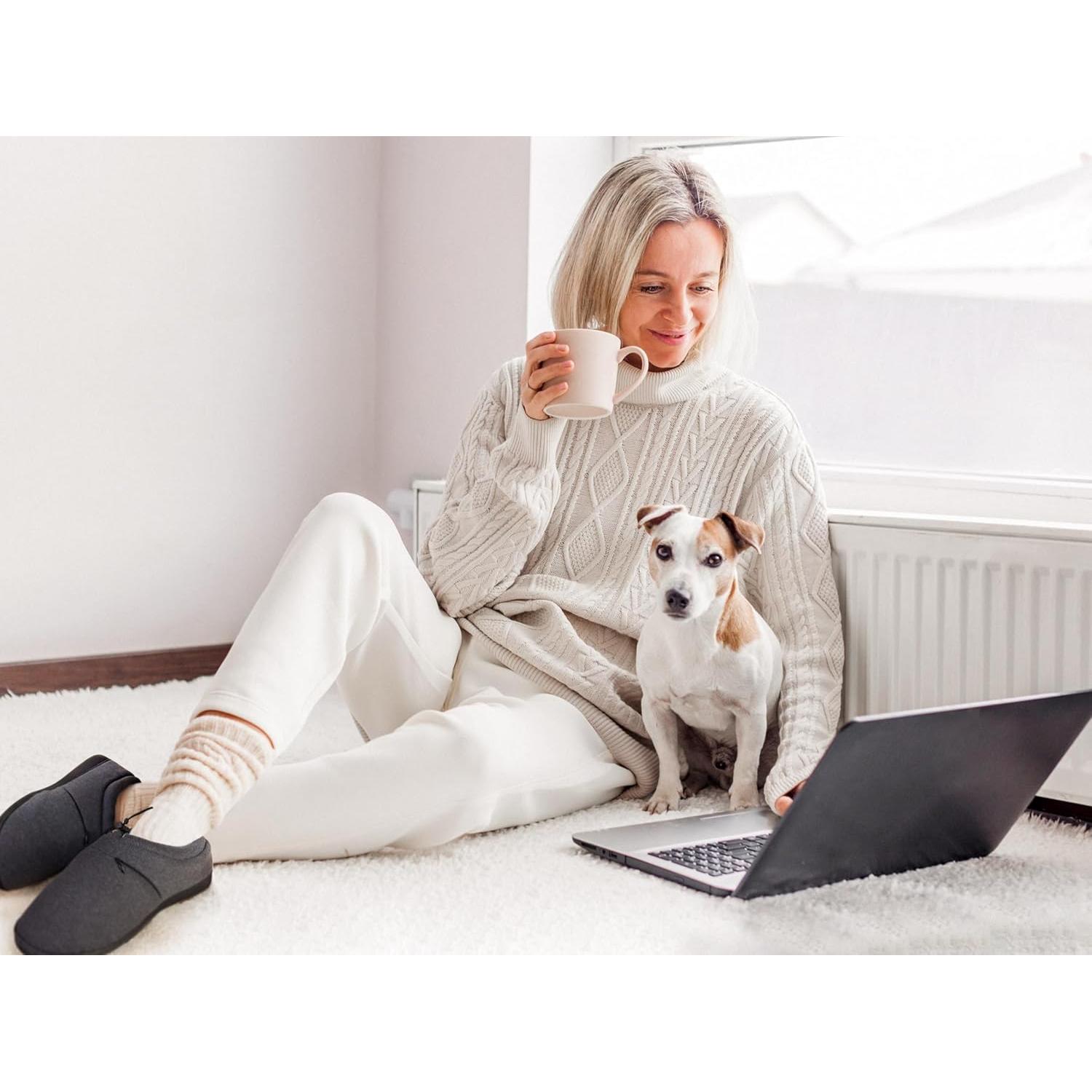 Zapatillas Calentadas ThermalStep Unisex 2000mAh Negro