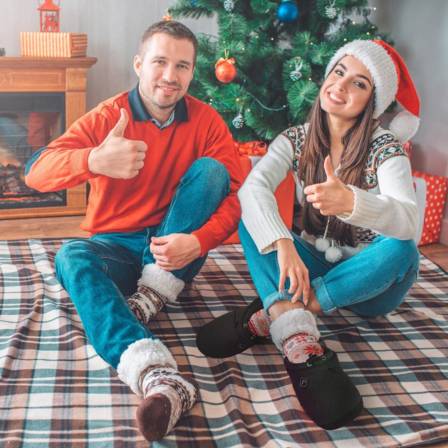 Zapatillas Calentadas ThermalStep Unisex 2000mAh Negro