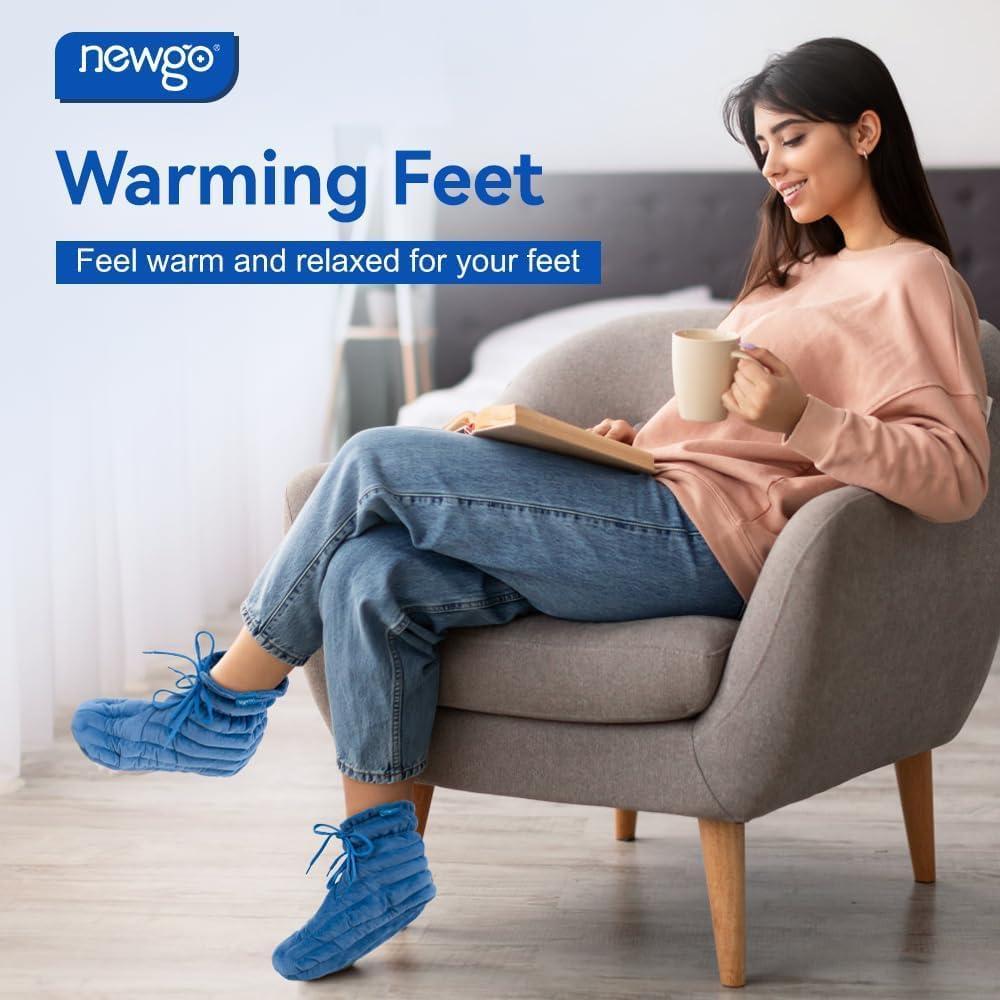 Botas Calentables NEWGO para Pies Fríos - Terapia Calor Húmedo