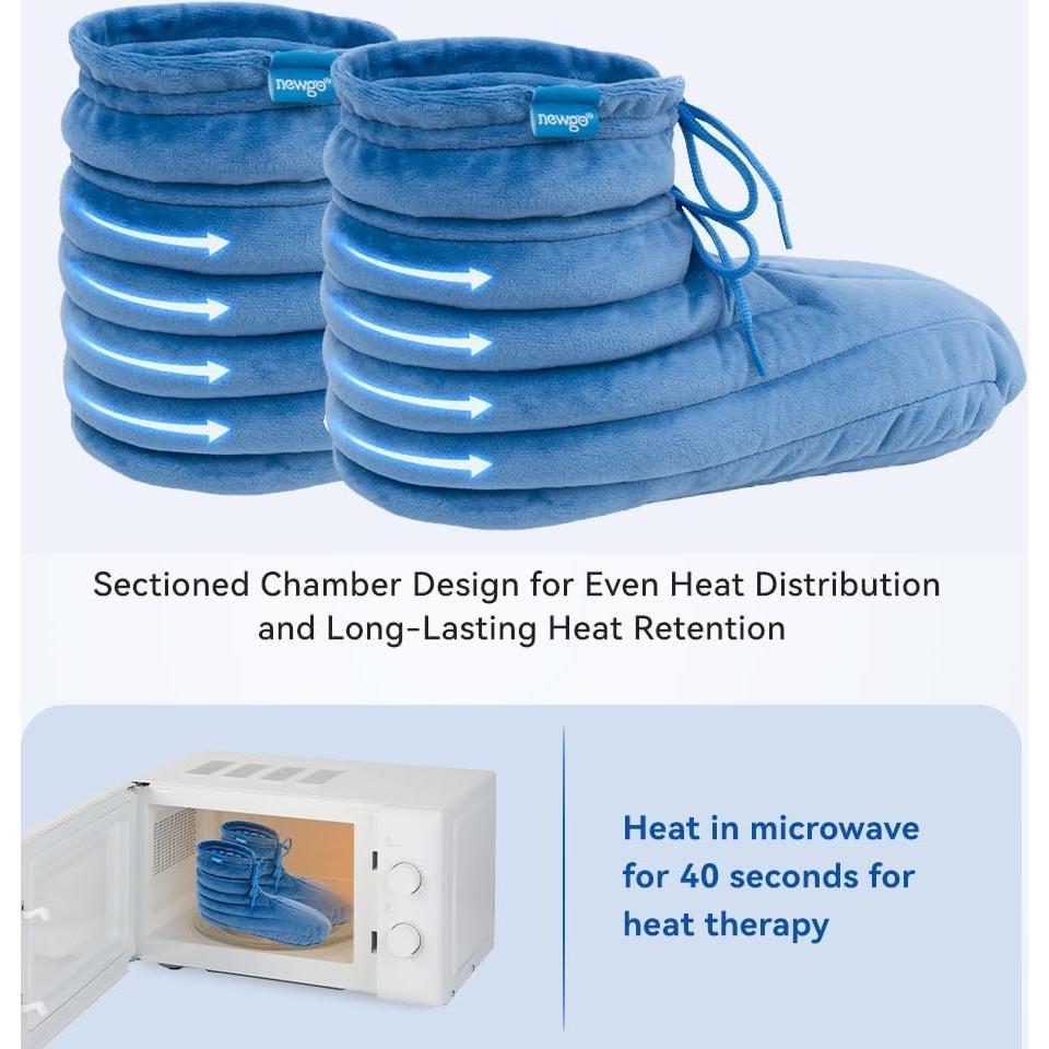 Botas Calentables NEWGO para Pies Fríos - Terapia Calor Húmedo