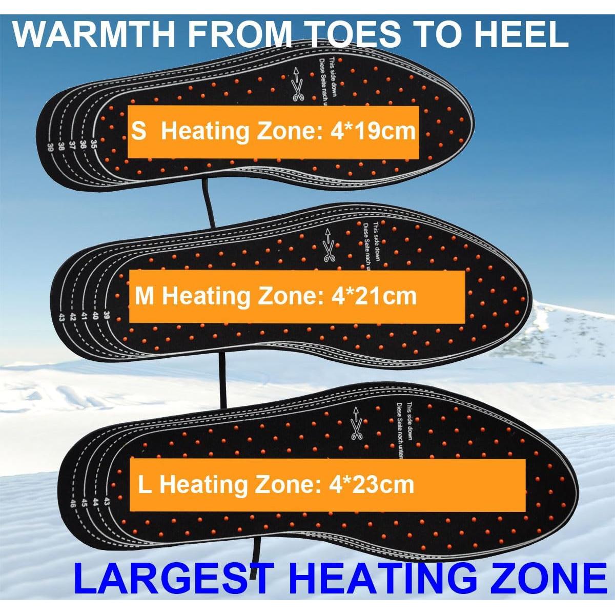 Plantillas Calentadas Eléctricas HIWARM Talla L Recargables