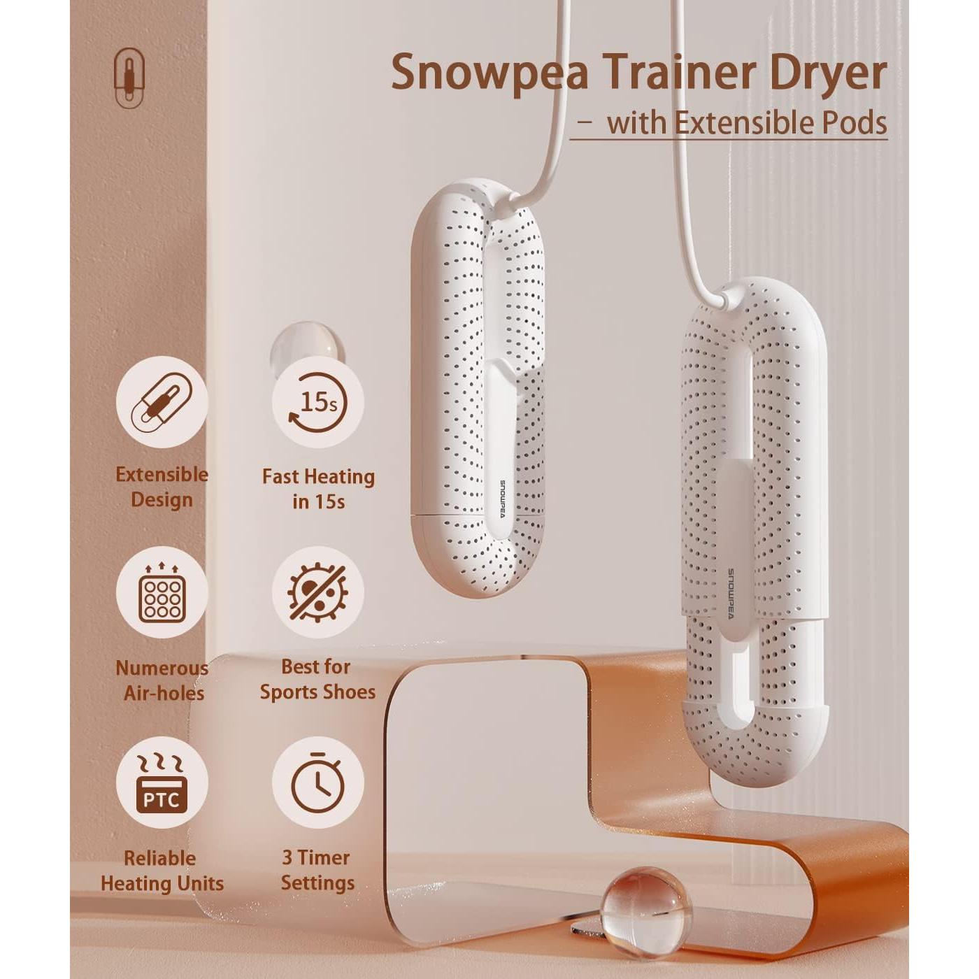 Secador de Zapatos Eléctrico Snowpea Pro 20x13 cm 0.34 kg