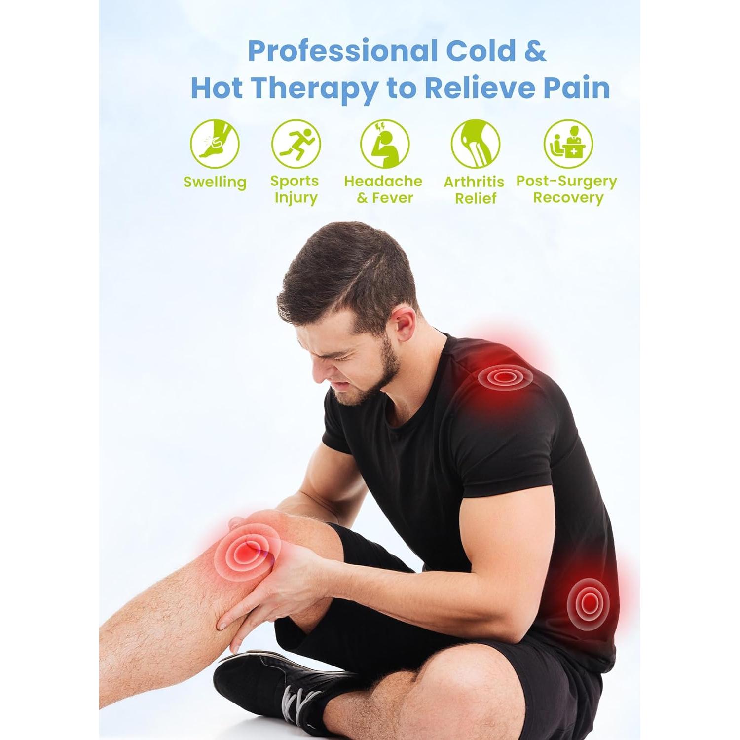 2 Paquetes de Hielo Reutilizables Koonie 20x20cm Terapia Fría