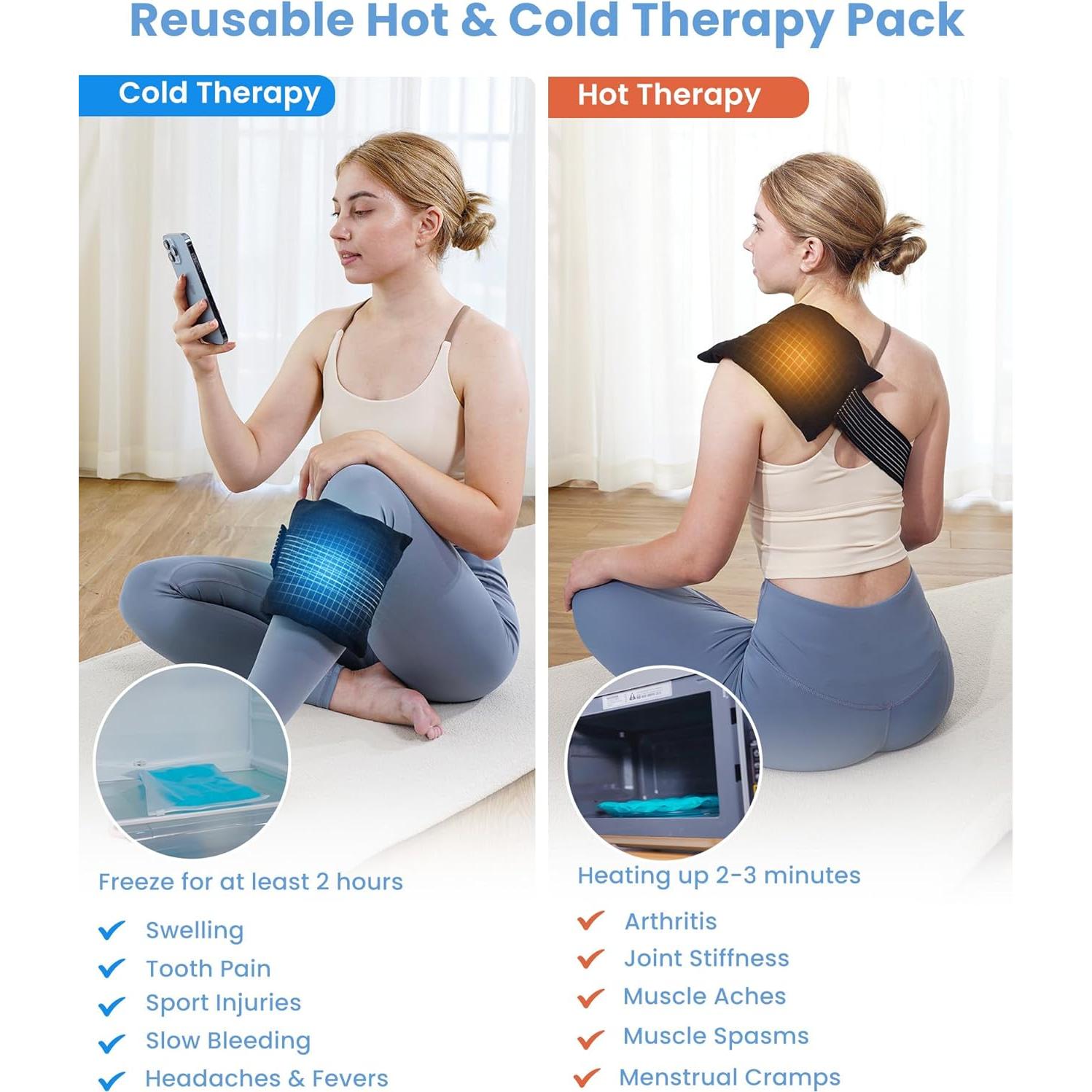 2 Paquetes de Hielo Reutilizables Koonie 20x20cm Terapia Fría