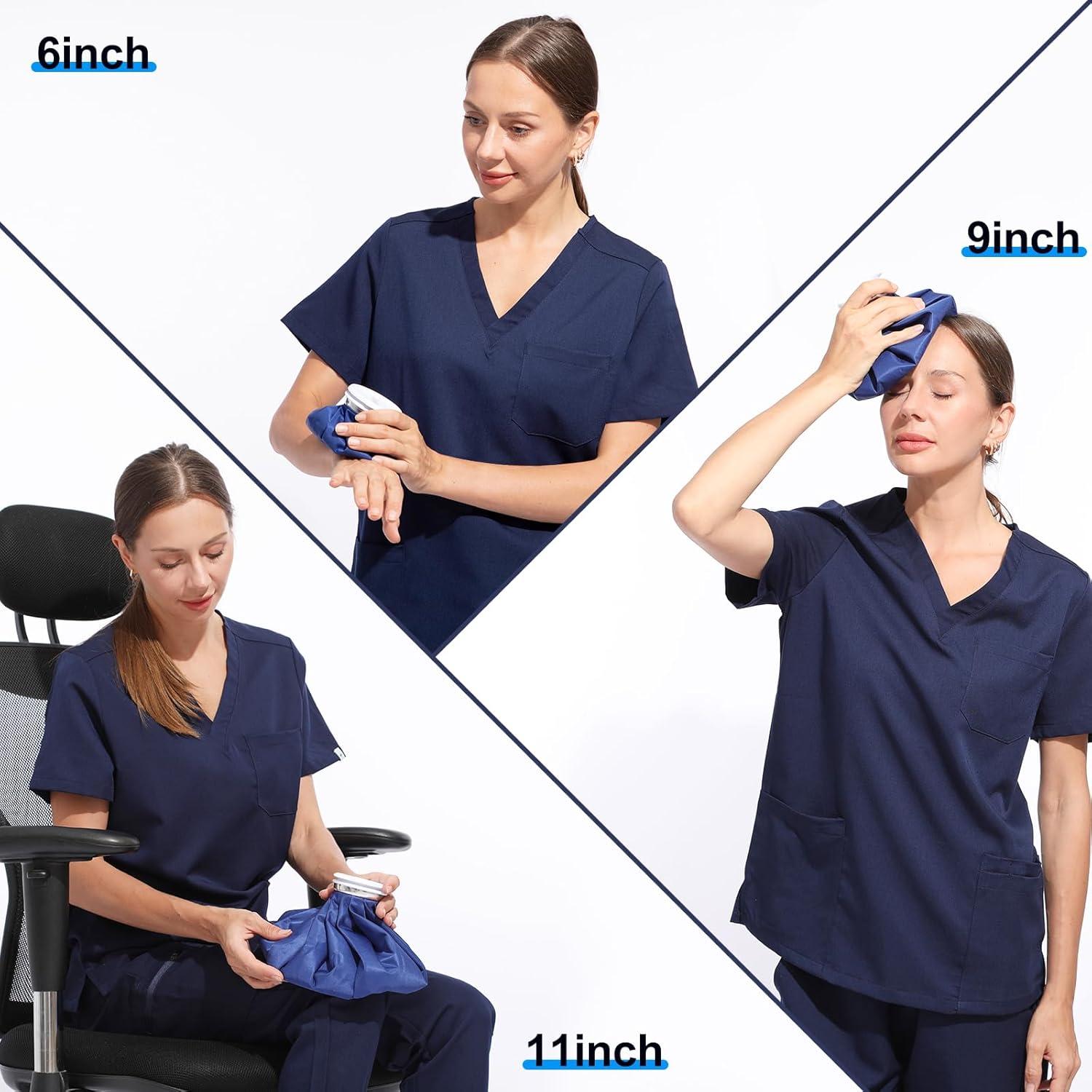 Paquete de Hielo y Calor Puivoy 3 Piezas Reutilizables