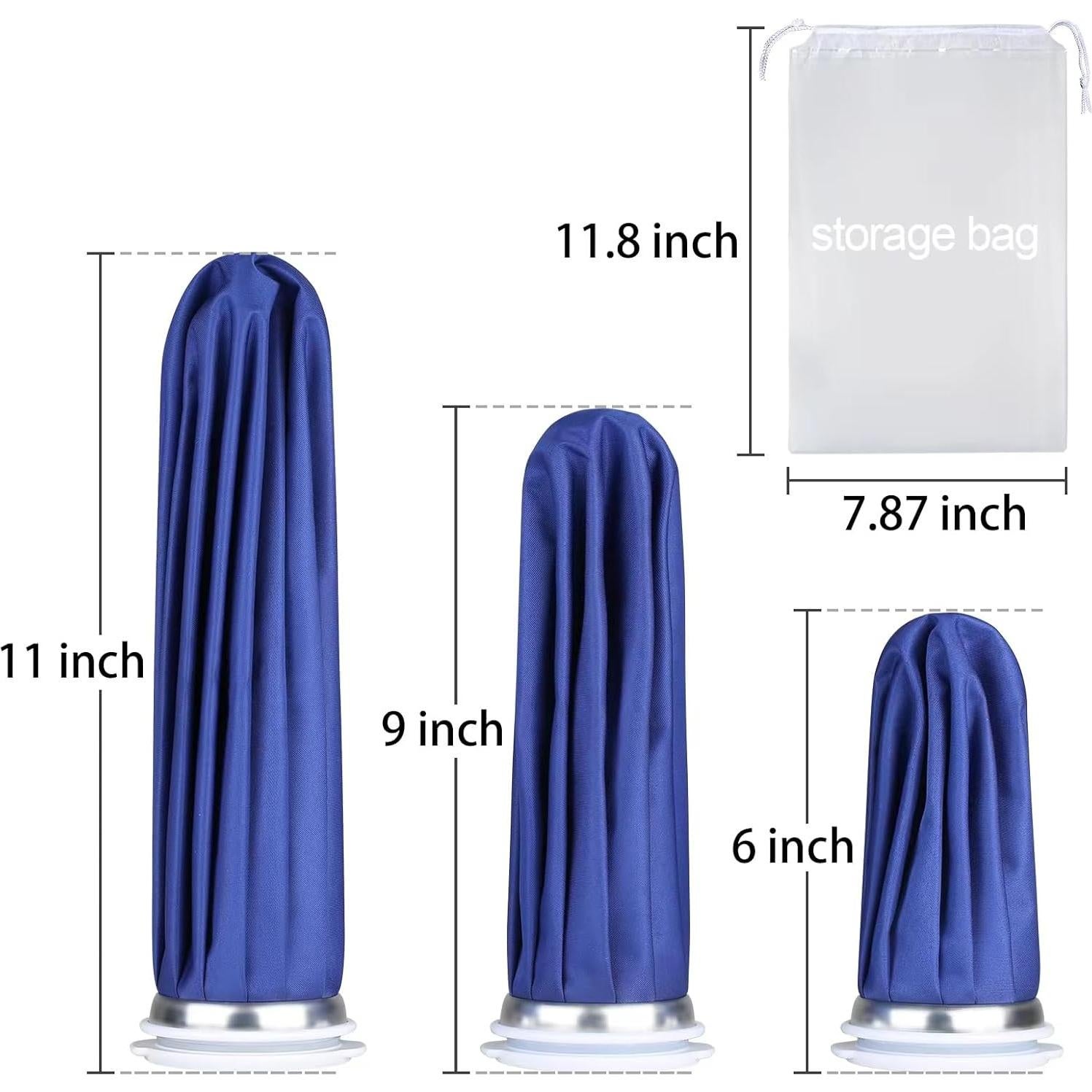 Paquete de Hielo y Calor Puivoy 3 Piezas Reutilizables