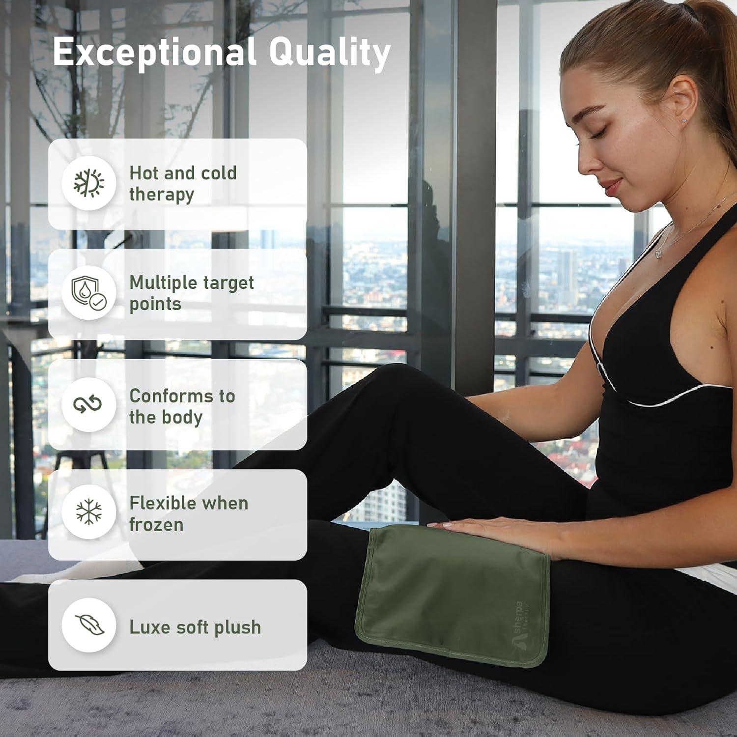 Paquete de Hielo de Gel Flexible Sherpa 30x20 cm 2P - Verde