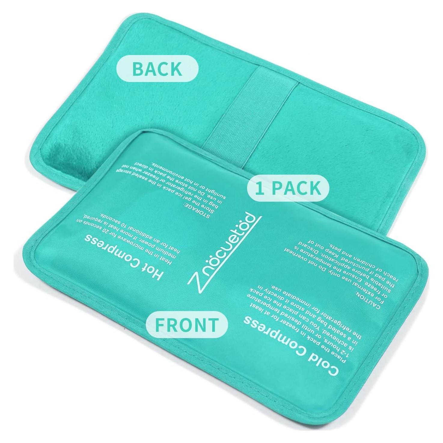 Bolsa de Hielo Gel Reutilizable Yunqixin 19.56x12.45cm Verde