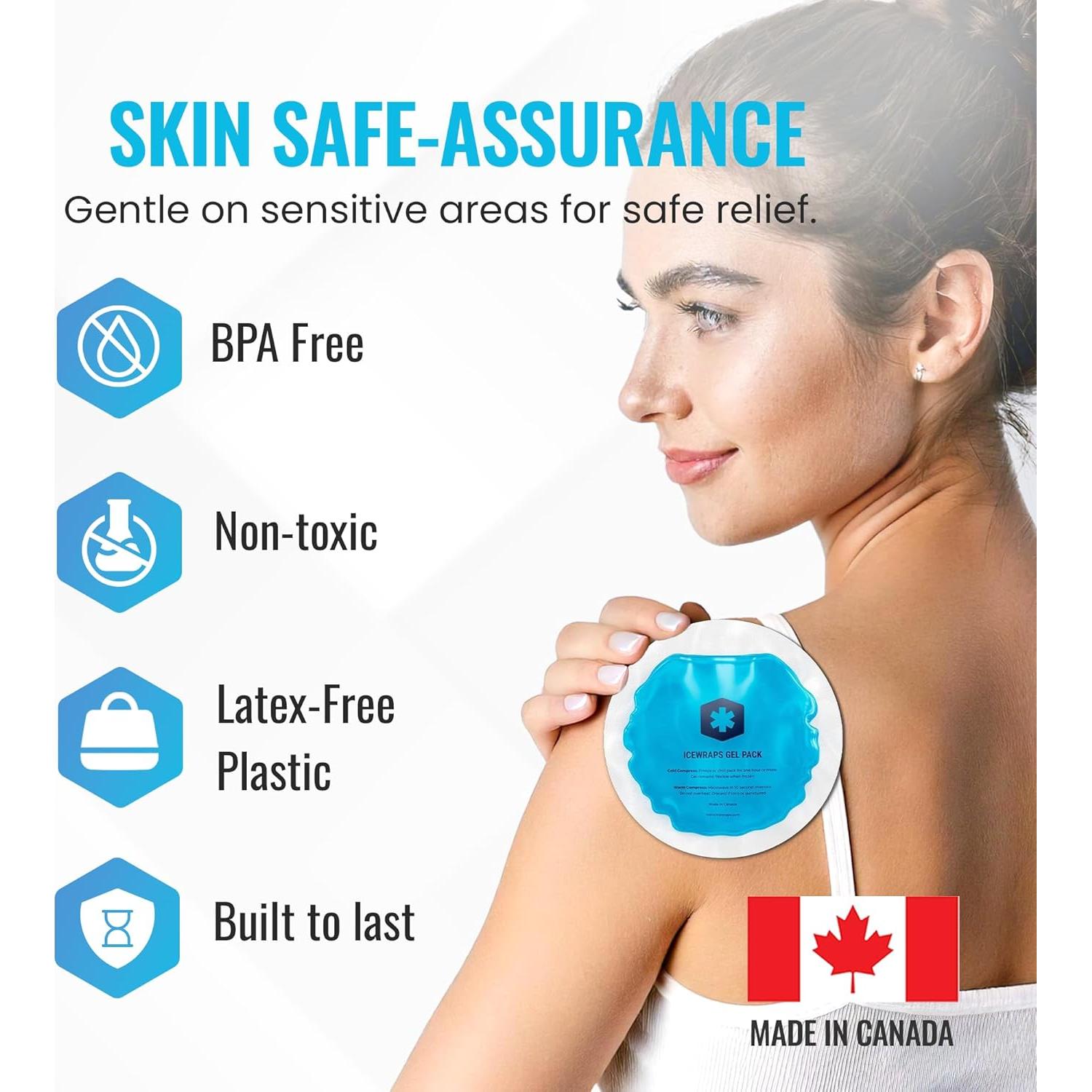 Paquetes de Gel Reutilizables IceWraps 5 Unidades Alivio Dolor