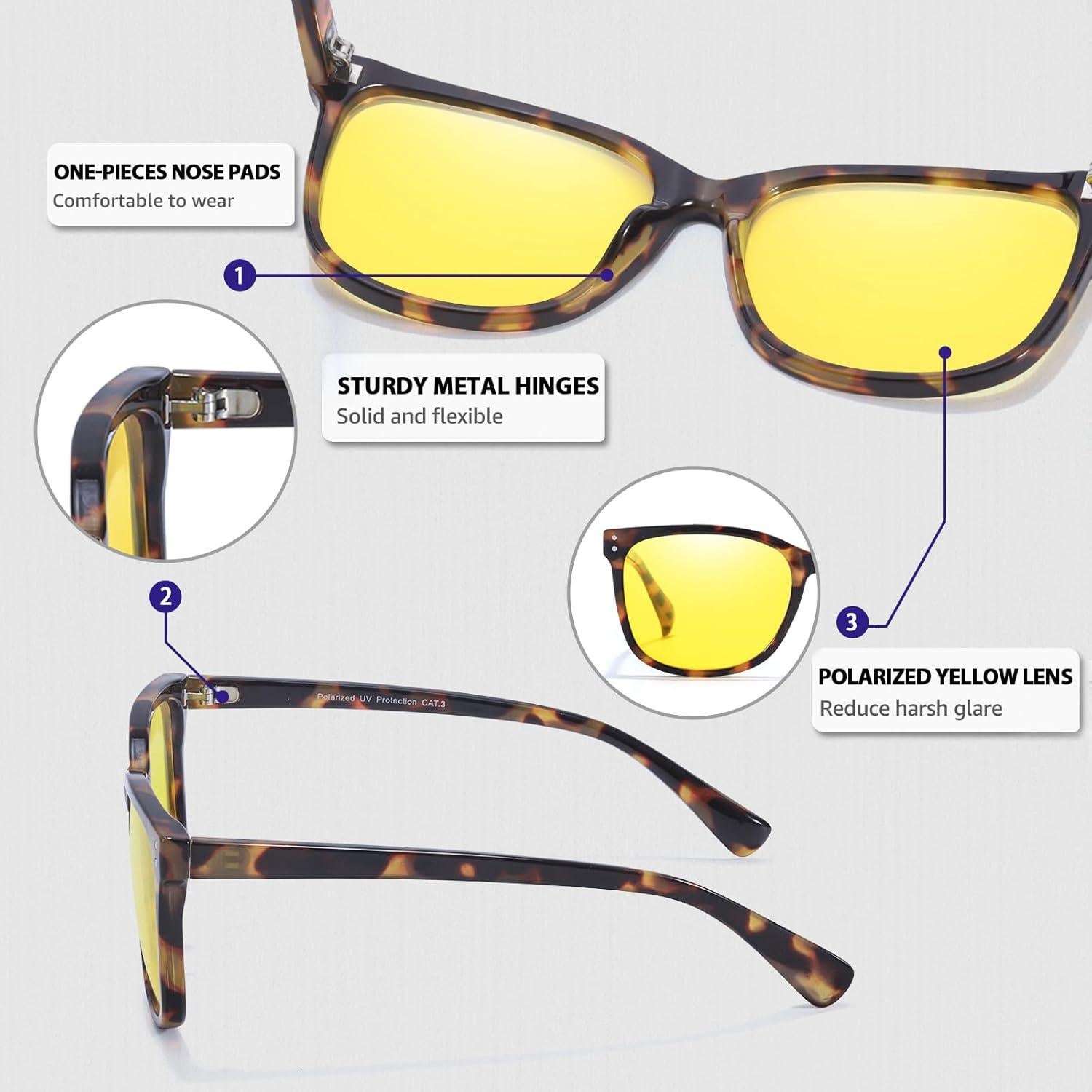 Gafas de Visión Nocturna Myiaur Amarillas UV400