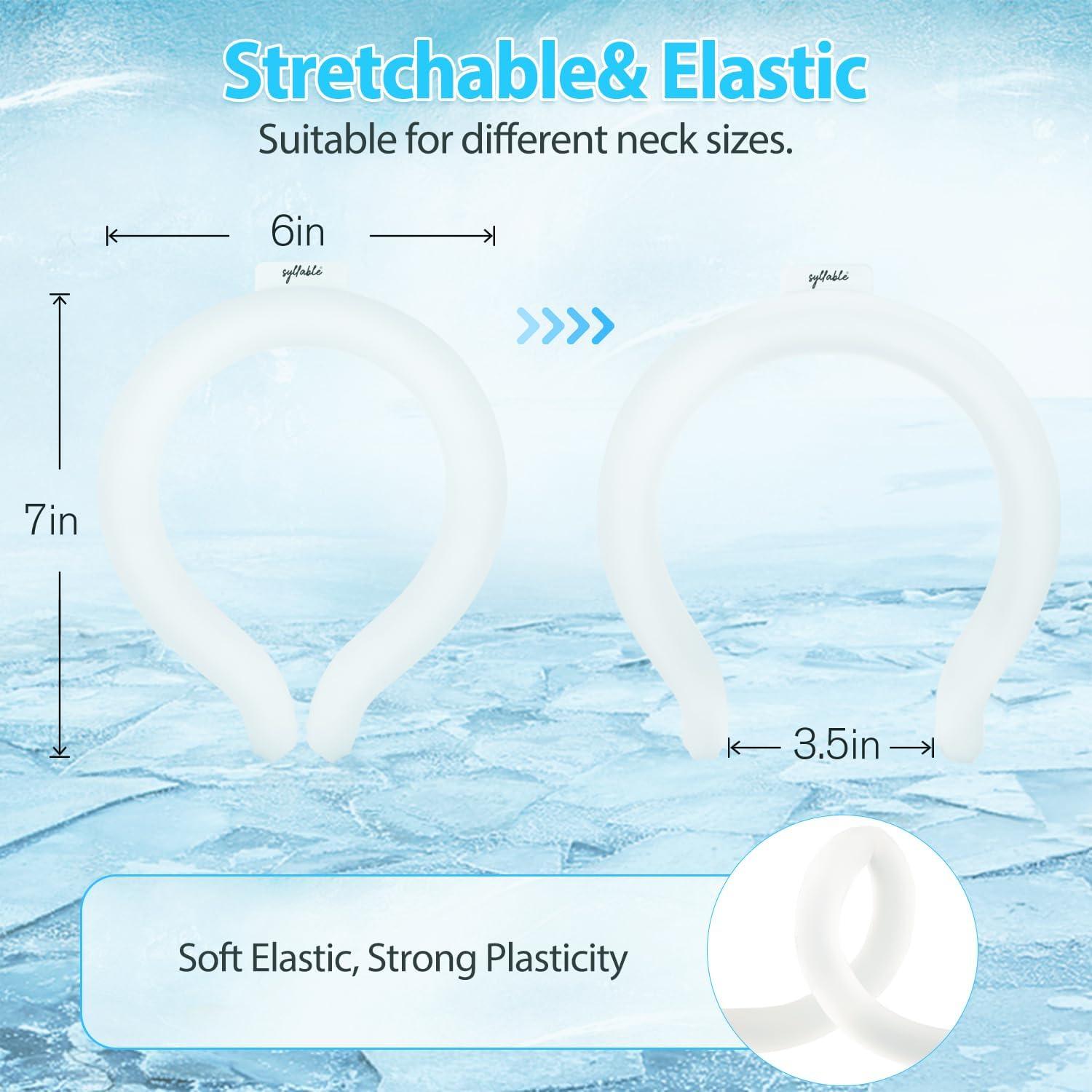 Enfriador de Cuello Syllable Blanco con Bolsa Aislante