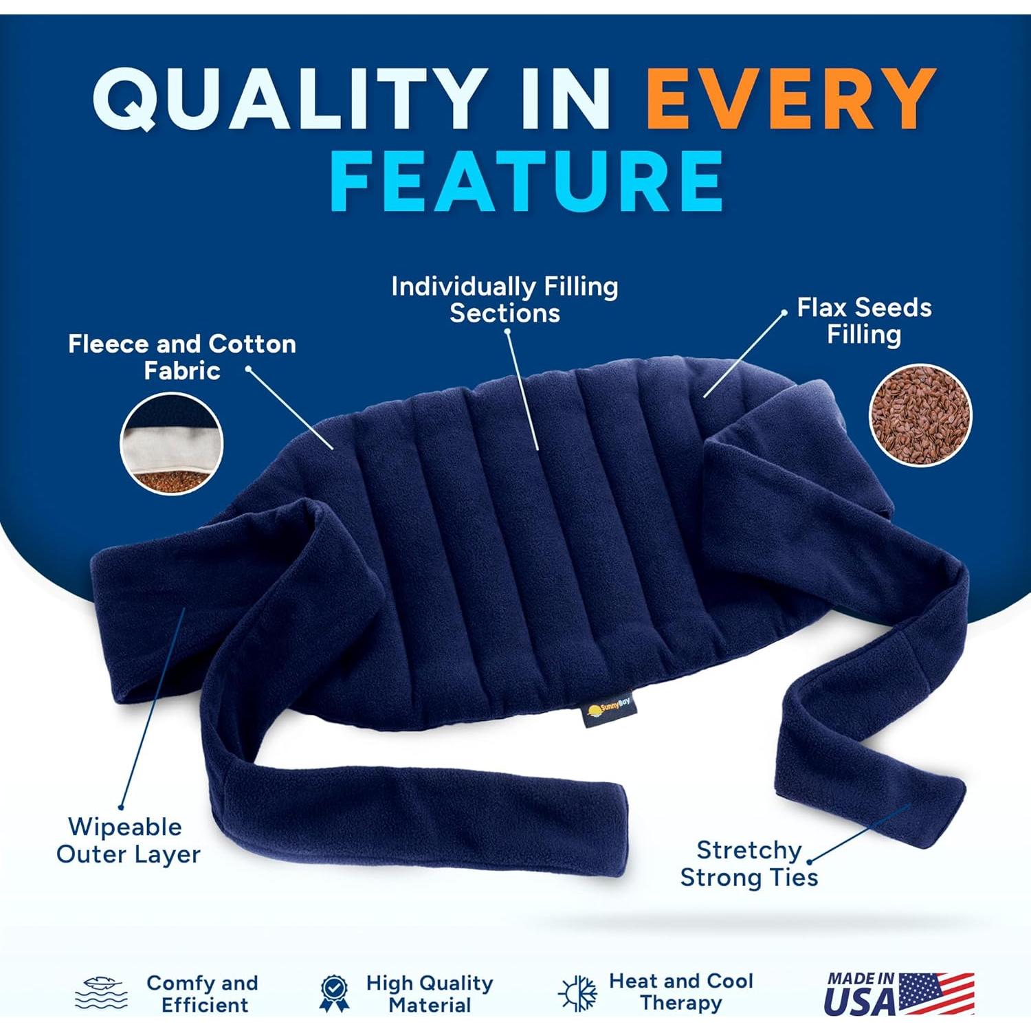 Almohadilla Térmica SunnyBay 25x46 cm para Dolor de Espalda