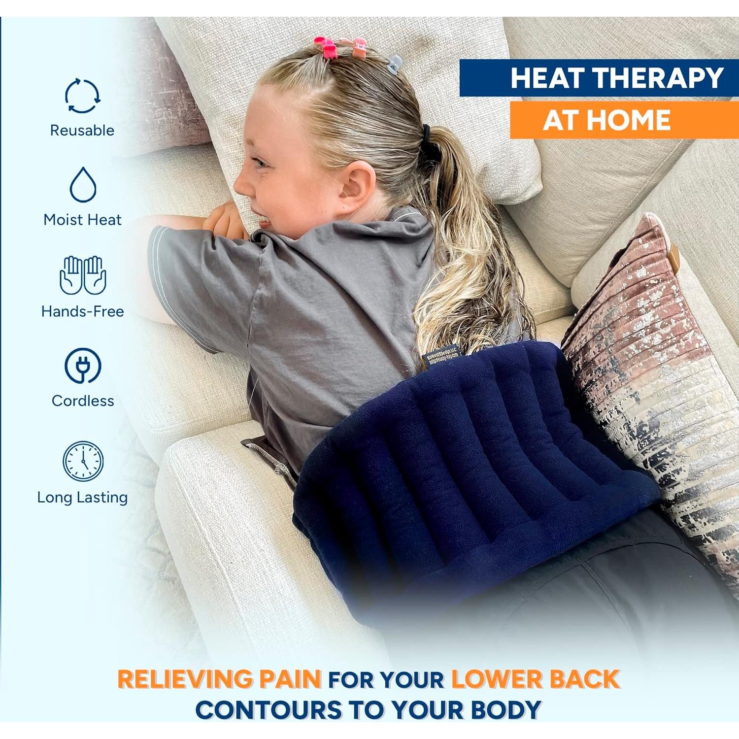 Almohadilla Térmica SunnyBay 25x46 cm para Dolor de Espalda
