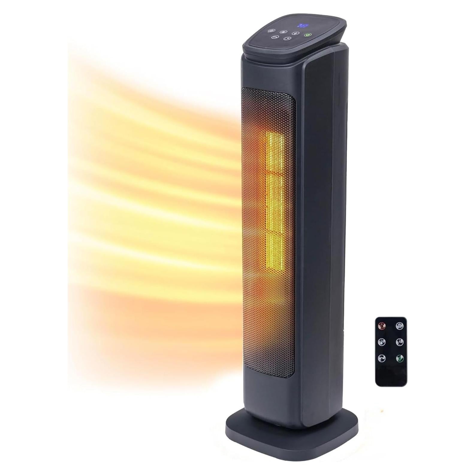 Calentador de Espacio Comfort Zone CZ12824 1500W Oscilante