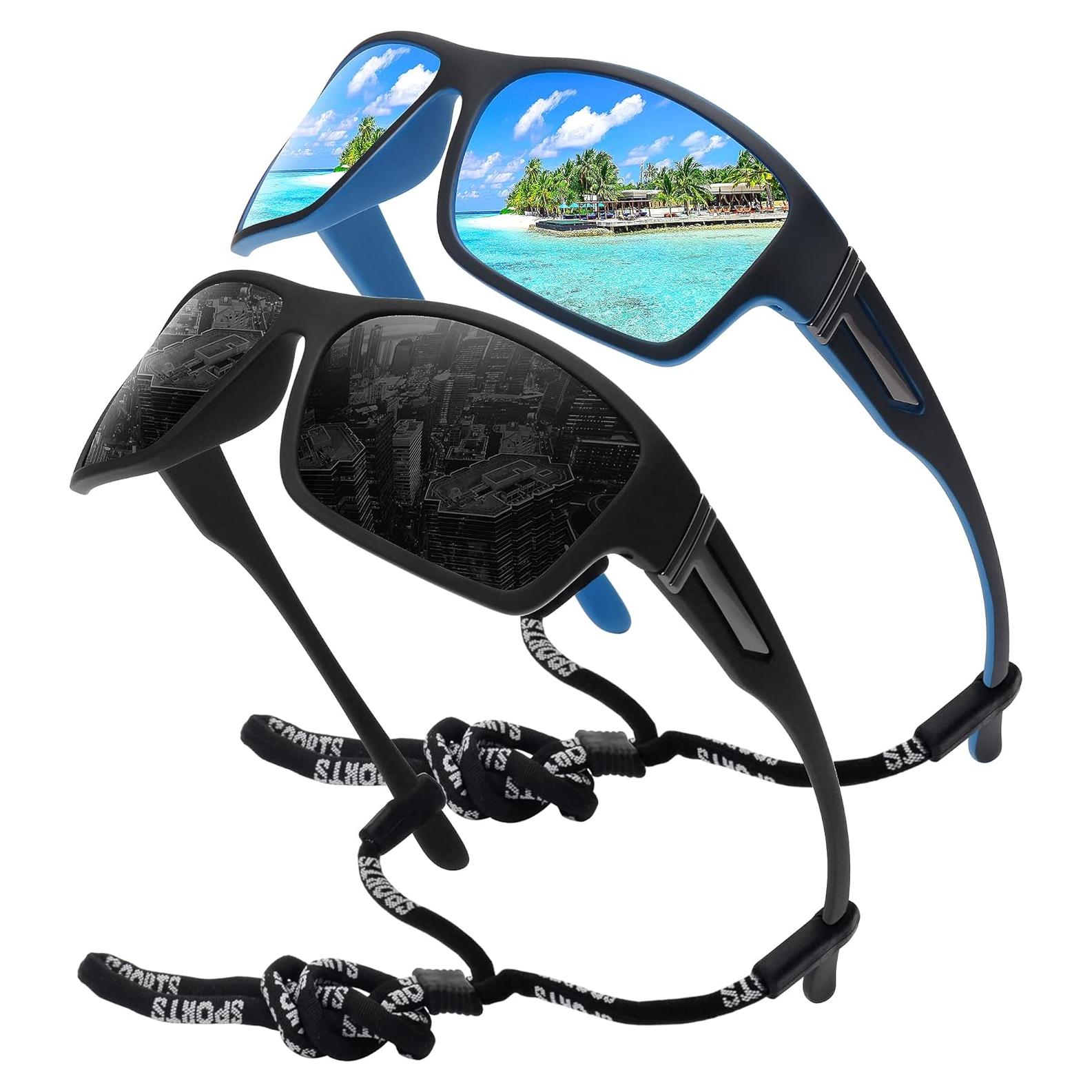 Gafas de sol polarizadas STORYCOAST 2 unidades con marco irrompible