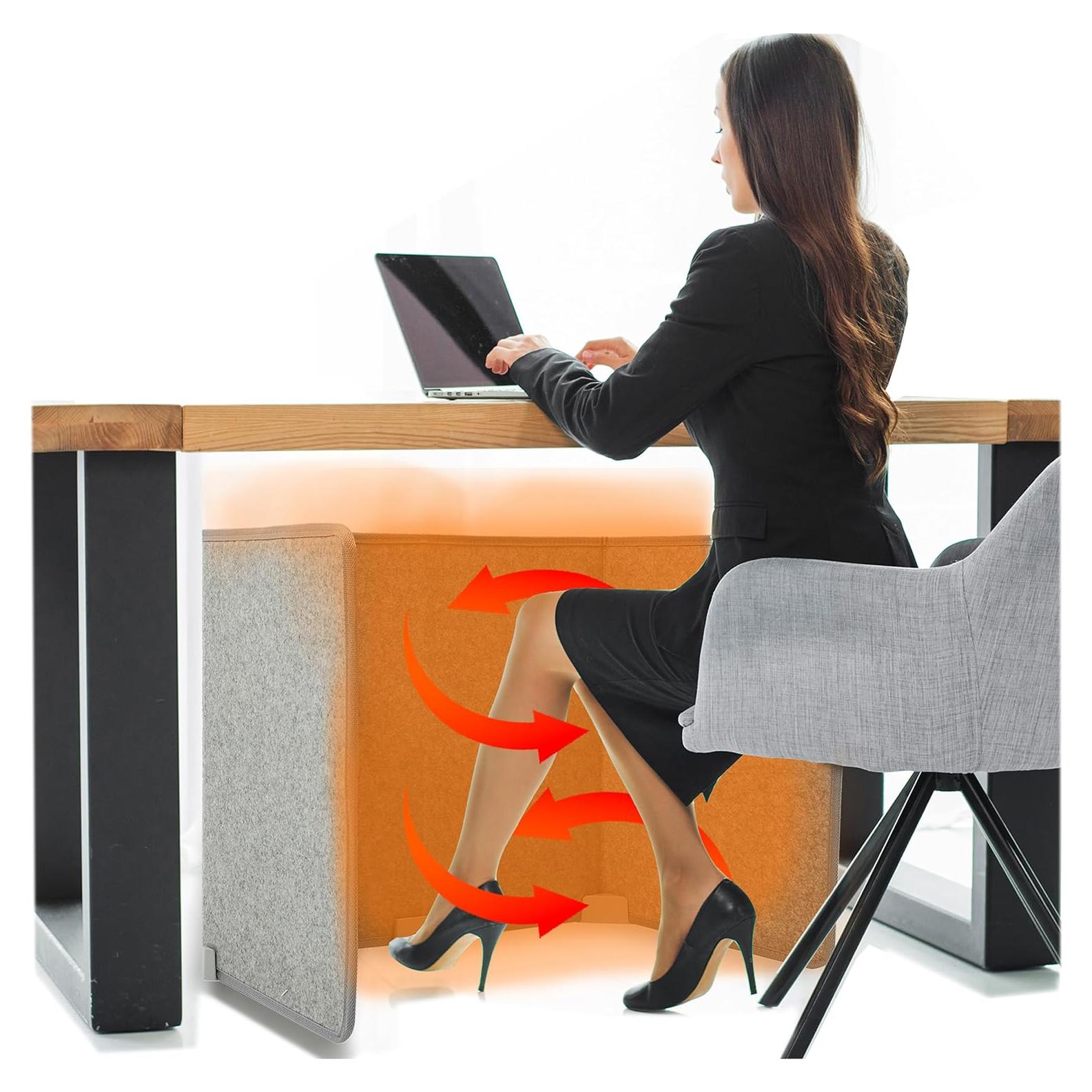 Calentador Bajo Escritorio Whisper Heat DSK1300 - Silencioso y Eficiente