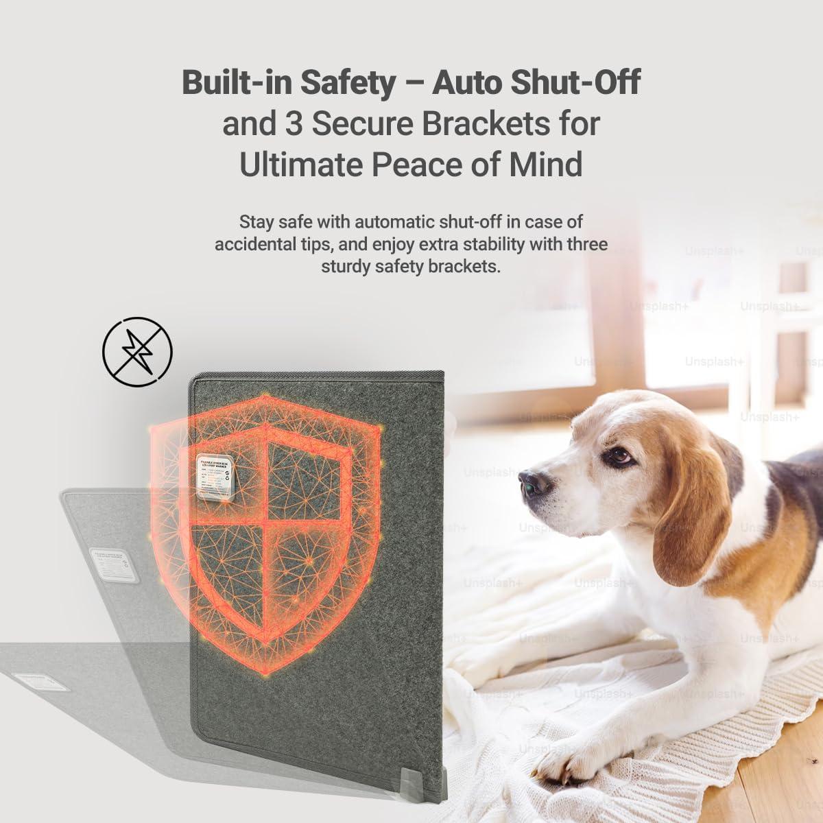 Calentador Bajo Escritorio Whisper Heat DSK1300 - Silencioso y Eficiente