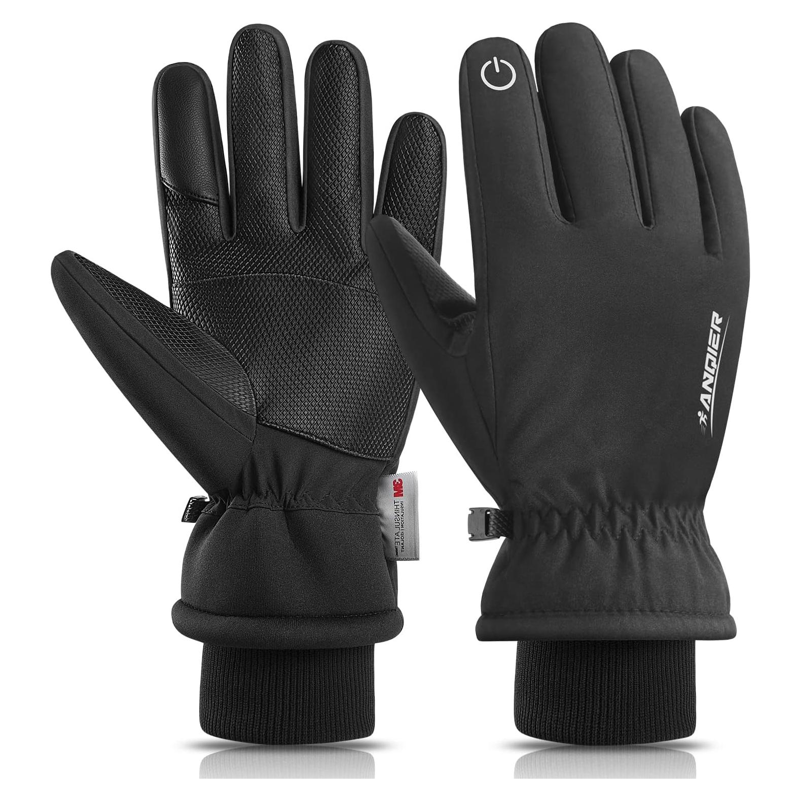 Guantes de Invierno Anqier Térmicos Impermeables Unisex