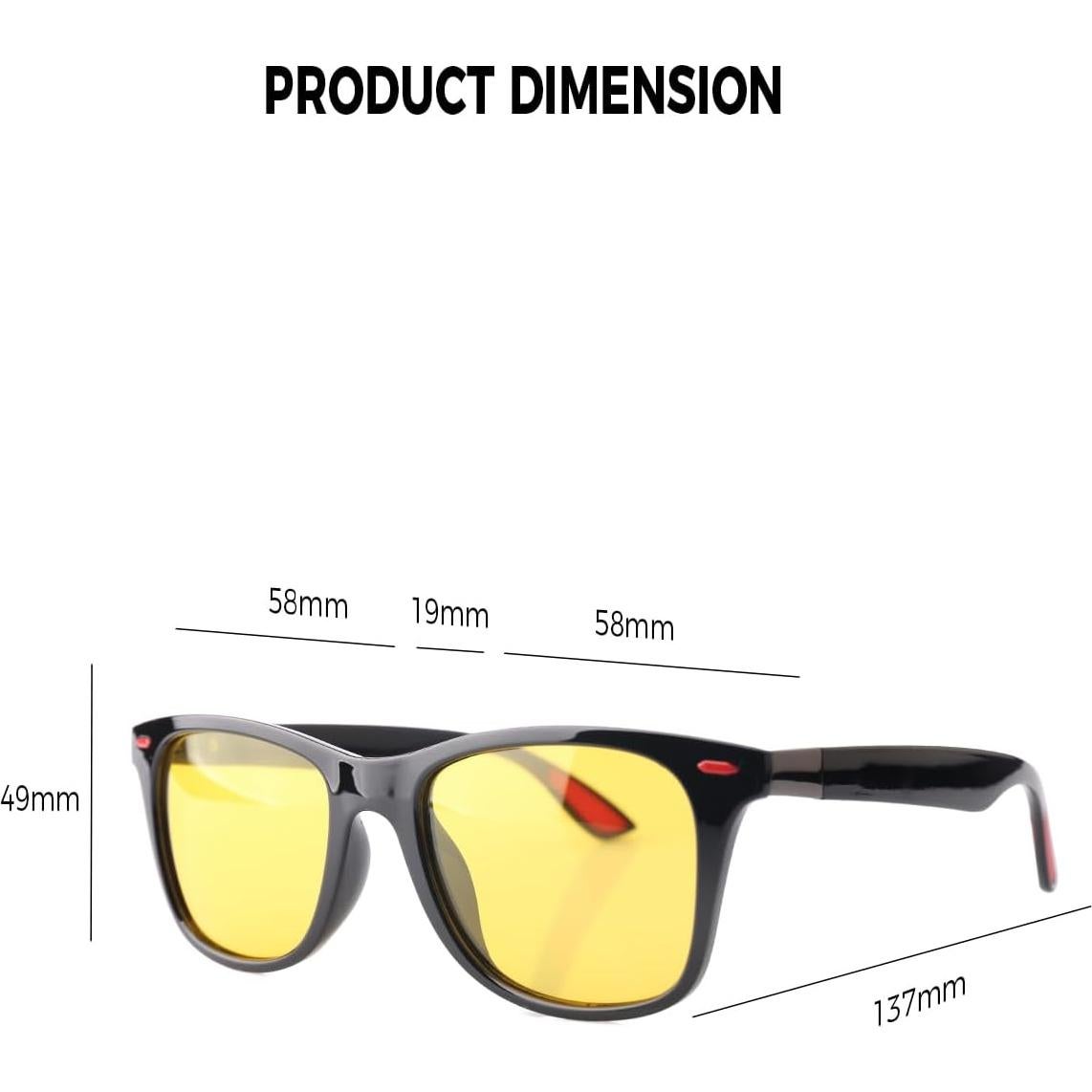 Gafas de Visión Nocturna FIMOSON YS005-1 Polarizadas UV400