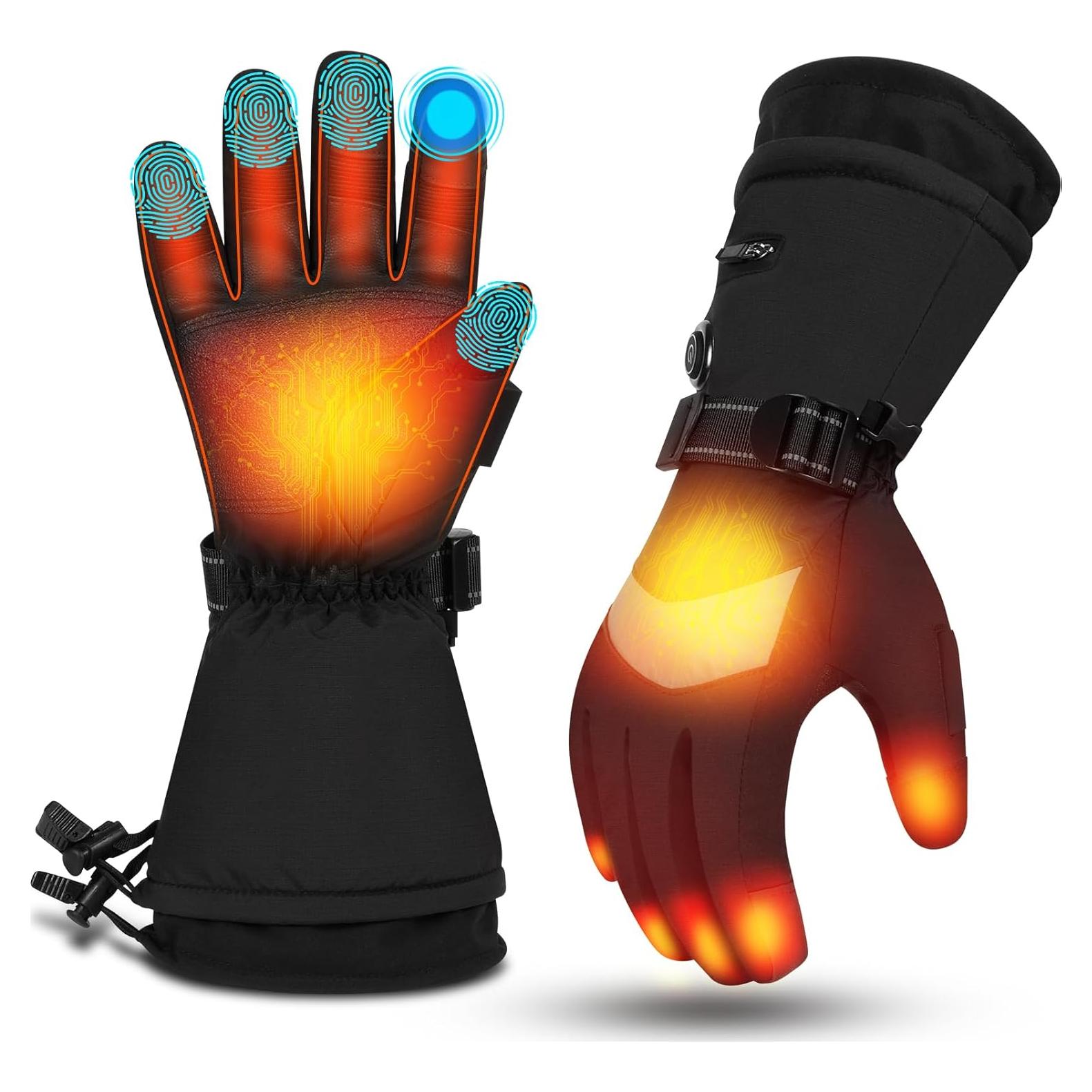 Guantes Calentados Aotomee N3KB-M Recargables 3000mAh