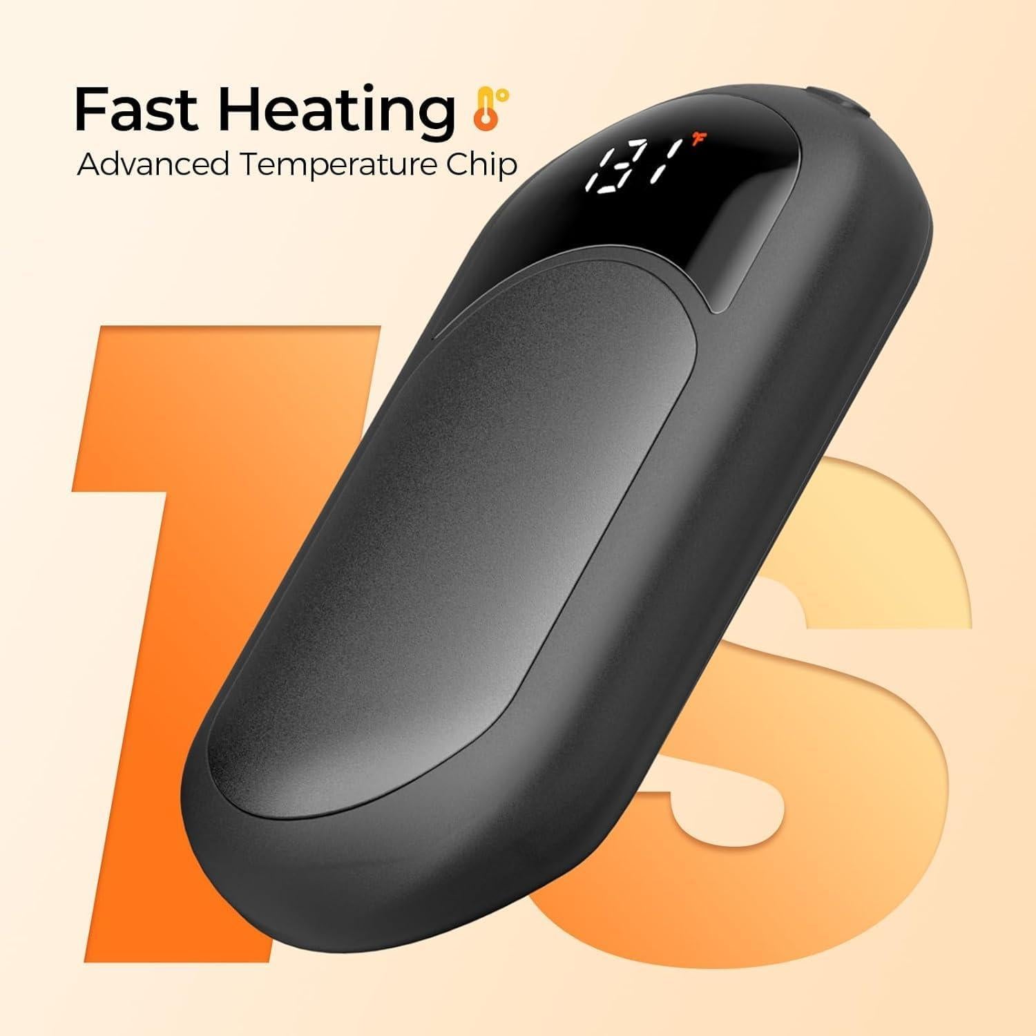 Calentadores de Manos Recargables Hotdot HW-06, 2 Piezas, 40-55°C