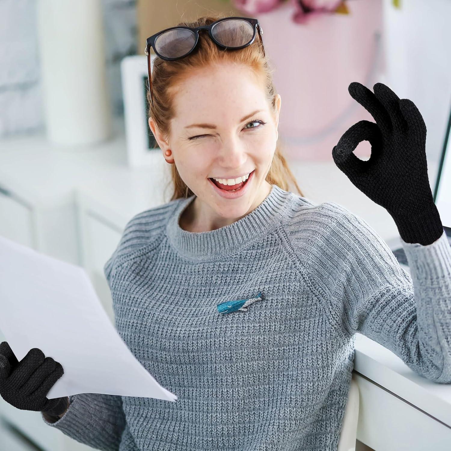 Guantes Térmicos USB Bencailor 2 Pares Lavables Táctiles