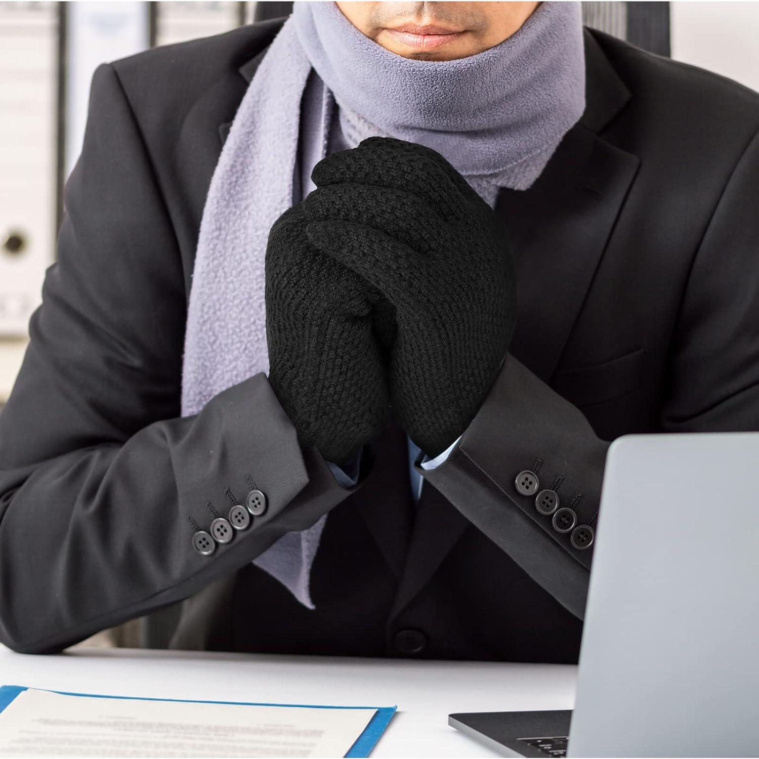 Guantes Térmicos USB Bencailor 2 Pares Lavables Táctiles