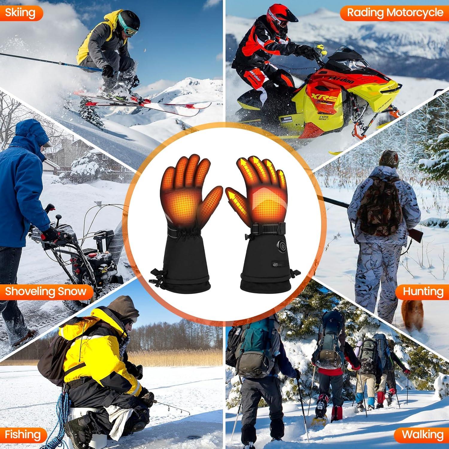 Guantes Calentados MADETEC P3KB-M Unisex Impermeables