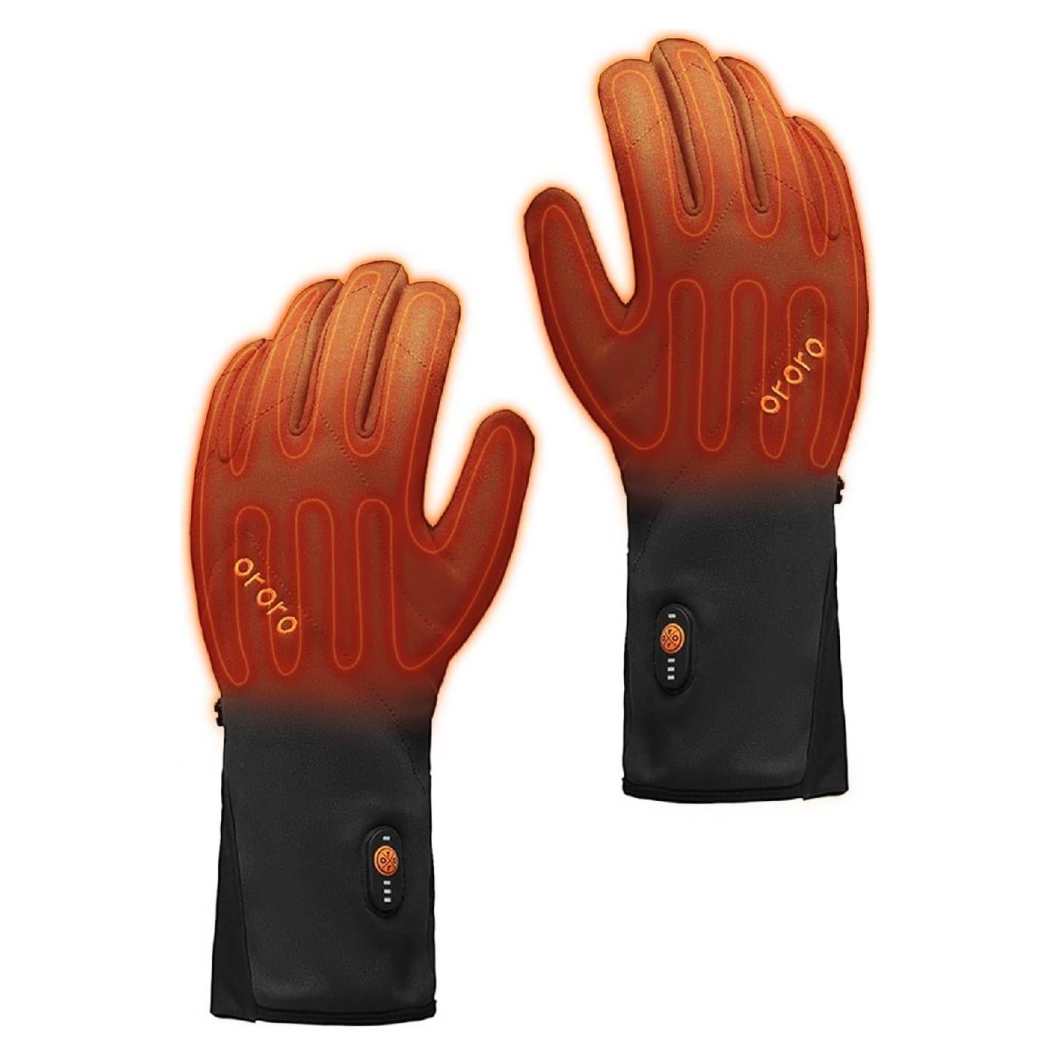Guantes Calentados ORORO Unisex para Esquiar - Negro