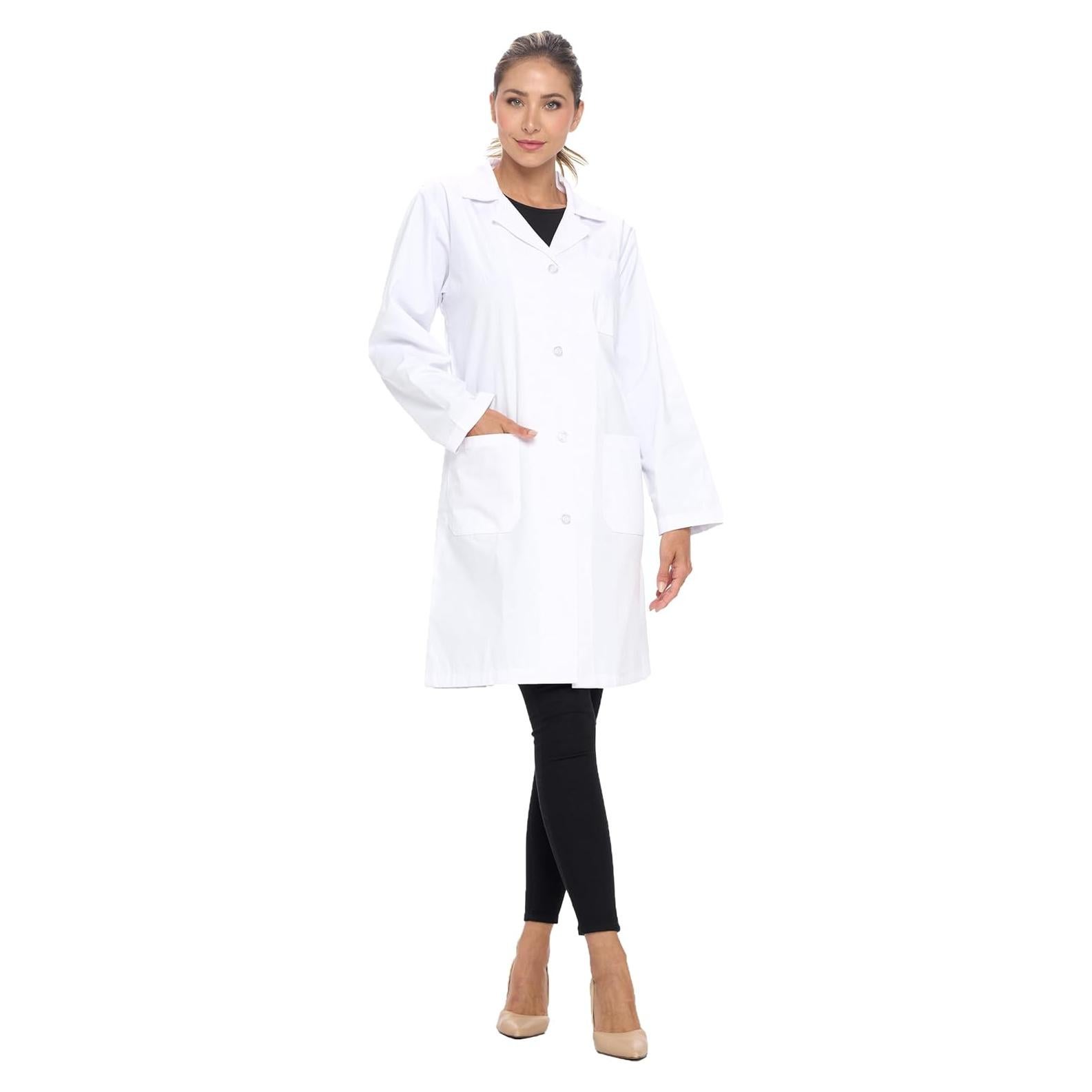 Bata de Laboratorio Natural Uniforms Unisex 101,6 cm 3X