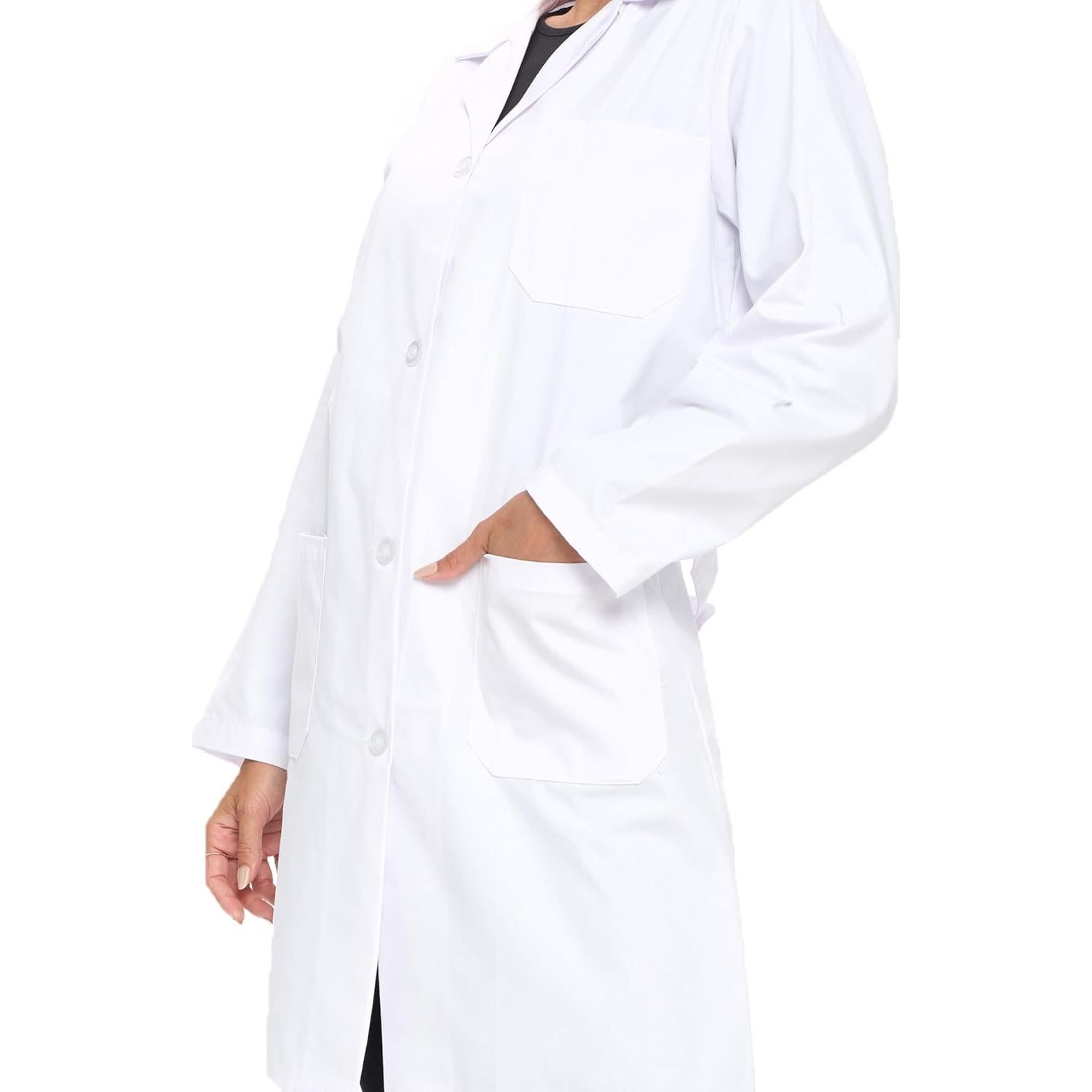 Bata de Laboratorio Natural Uniforms Unisex 101,6 cm 3X