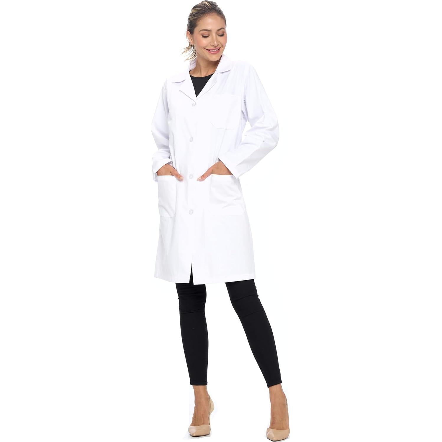 Bata de Laboratorio Natural Uniforms Unisex 101,6 cm 3X